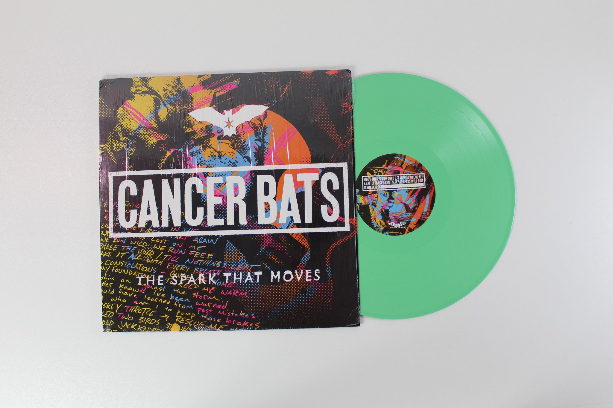 Cancer Bats - The Spark That Moves on Bat Skull Records - Turquoise Vinyl