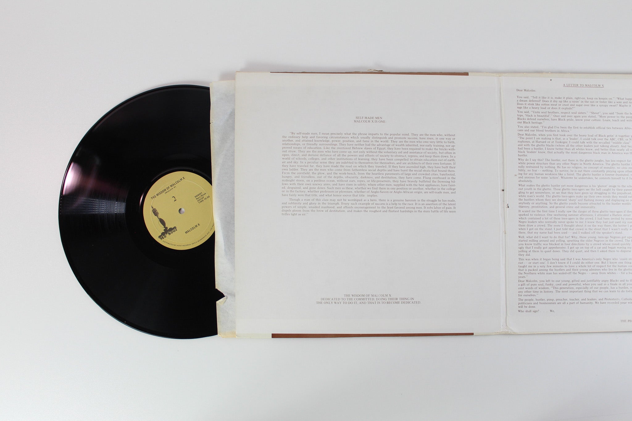 Malcolm X - The Wisdom Of Malcolm X on Mo' Soul Records