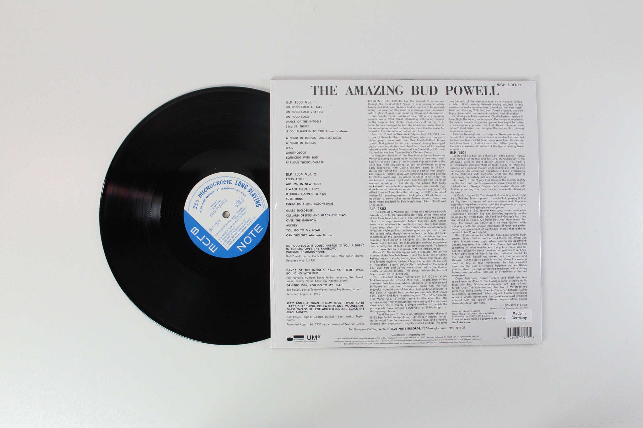 Bud Powell - The Amazing Bud Powell (Volume 1) on Blue Note - Blue Note Classic Vinyl Series