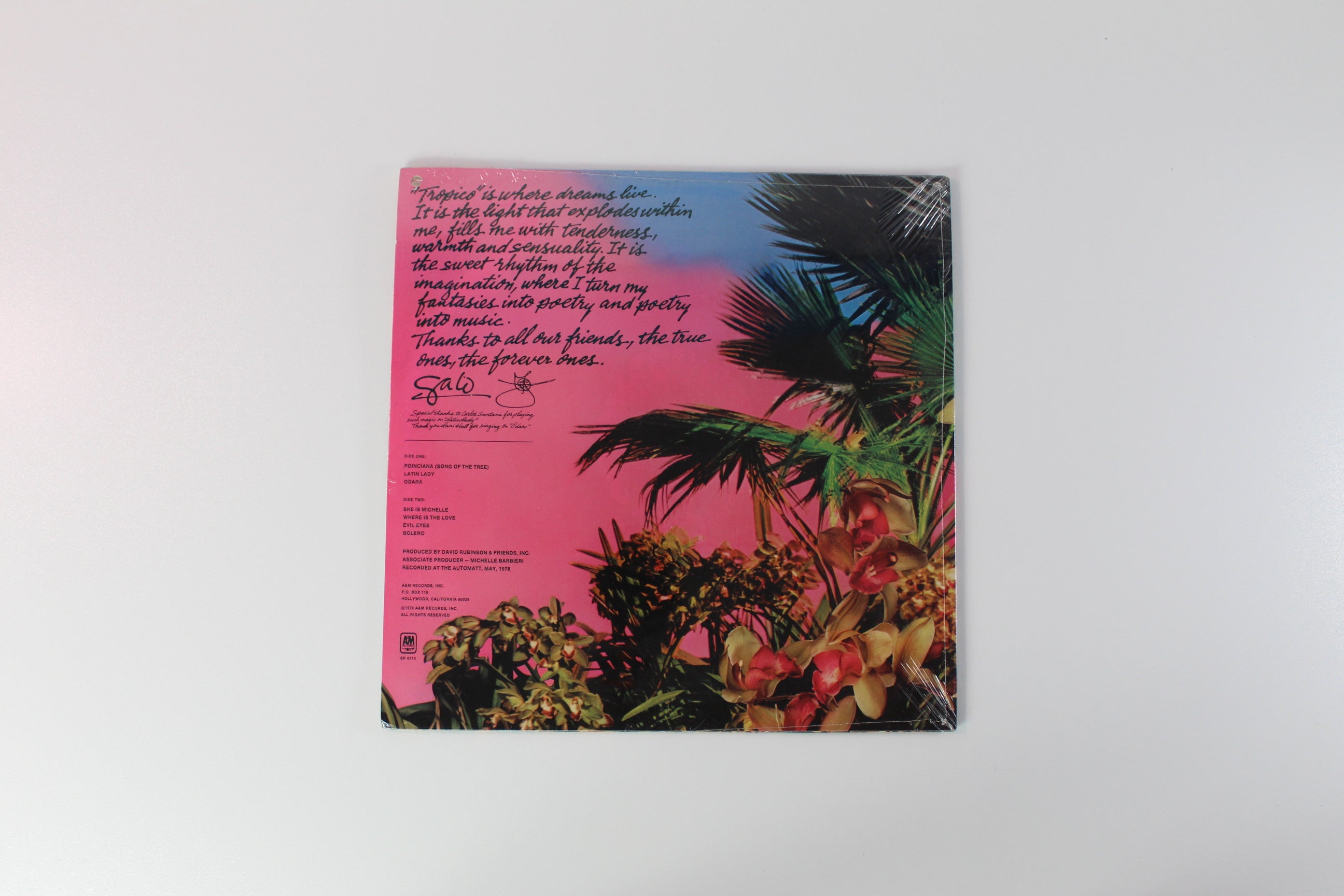 Gato Barbieri - Tropico on A&M Promo Sealed