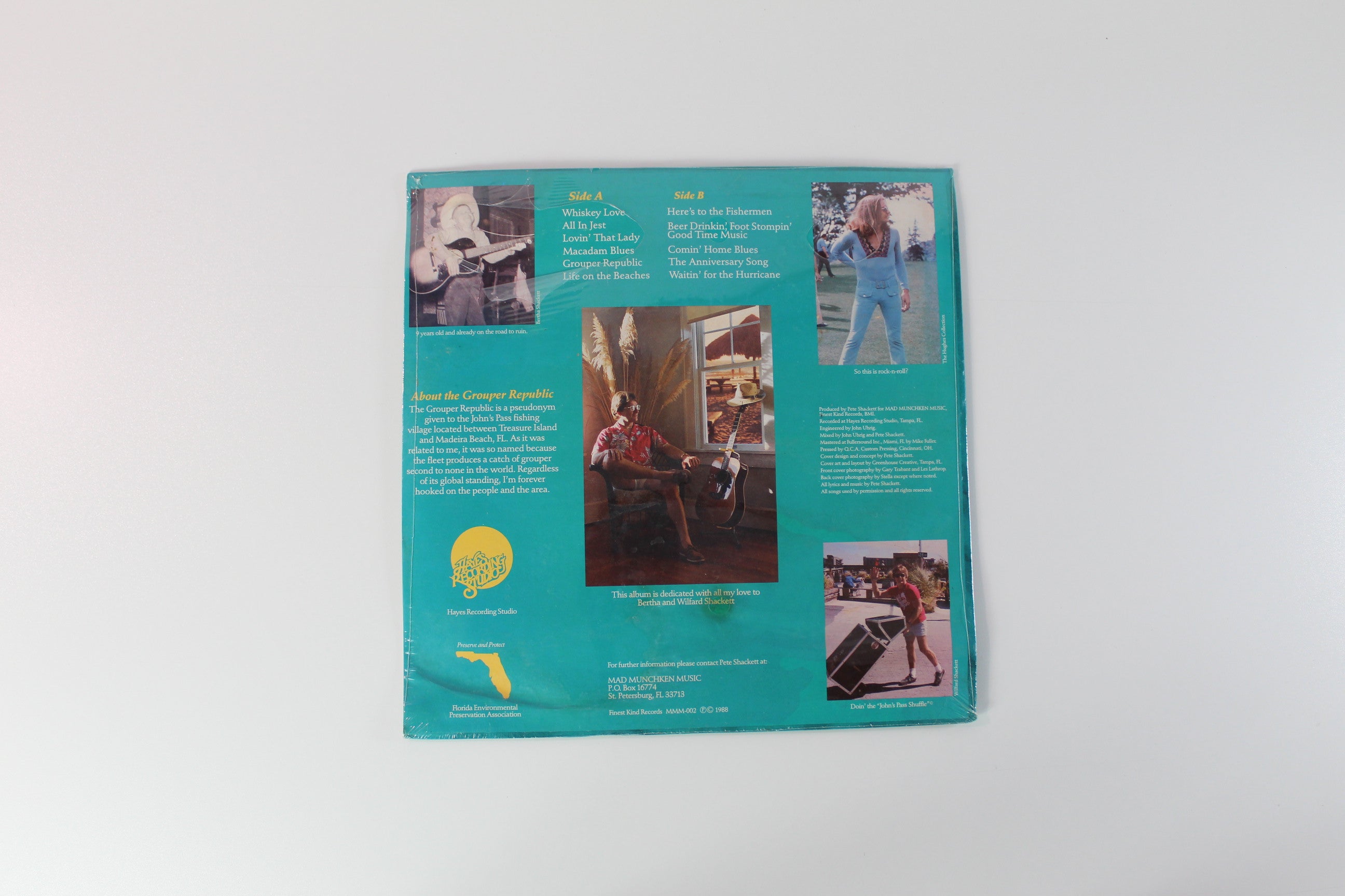 Pete Shackett - Grouper Republic on Mad Munchken Music Sealed