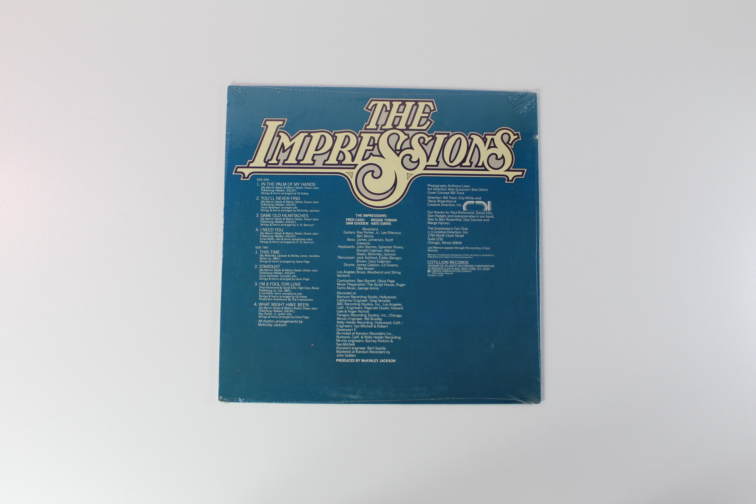 The Impressions - It's About Time on Cotillion Sealed