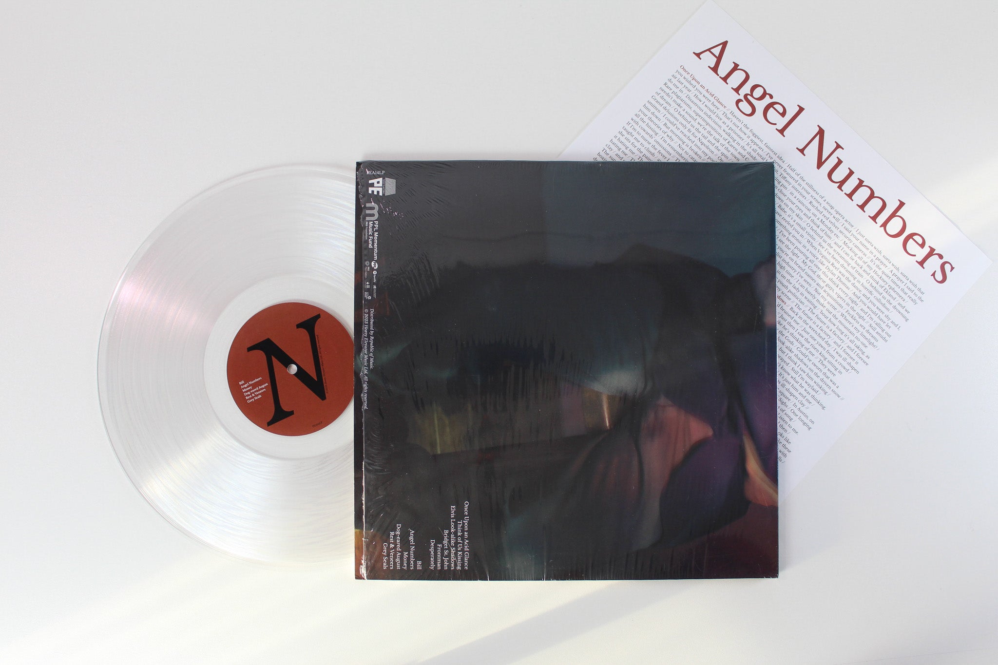 Hamish Hawk - Angel Numbers on Post Electric Studio - Clear vinyl