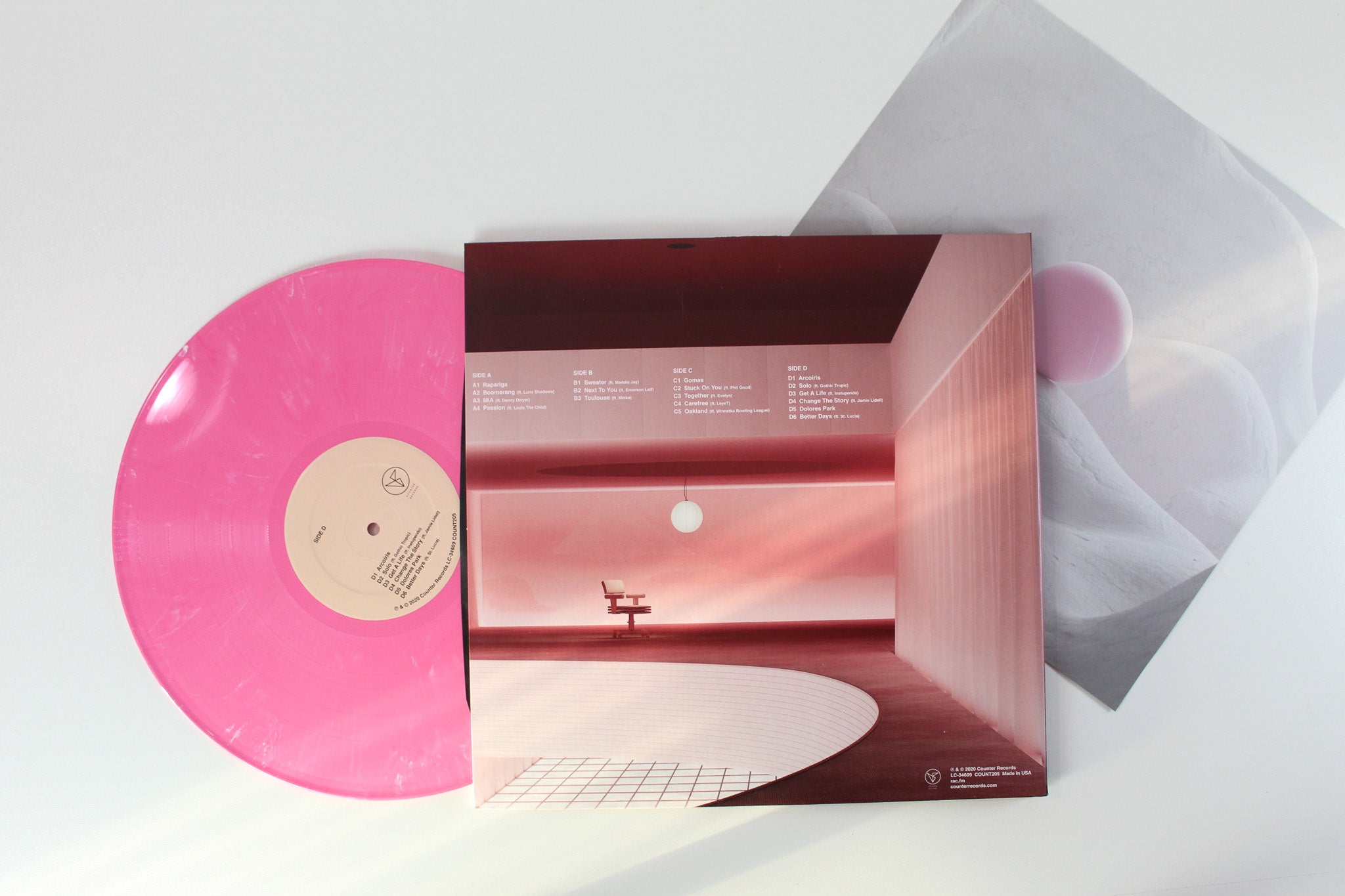 Remix Artist Collective - Boy on Counter Records - Pink/White Splatter Vinyl