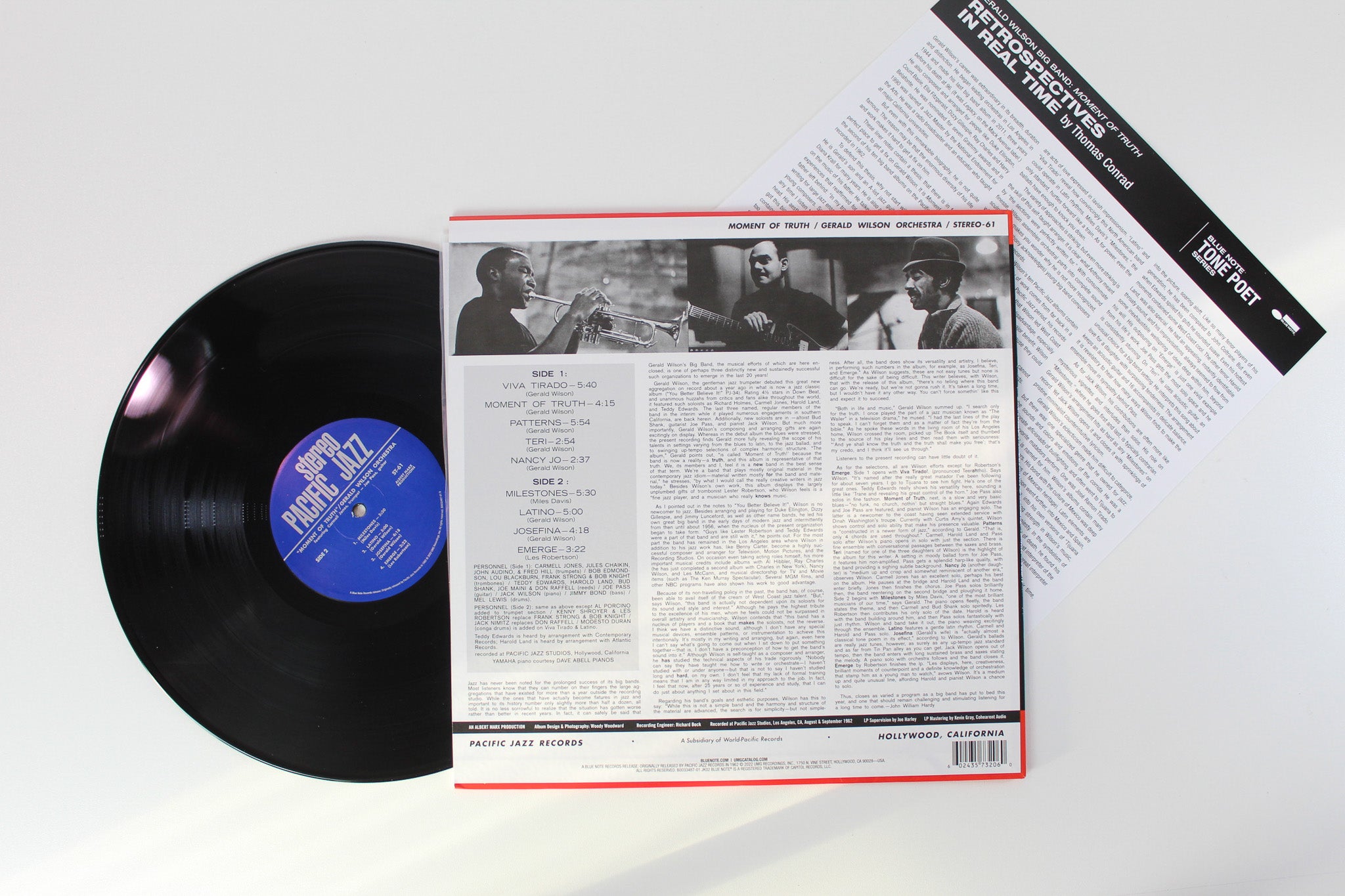 Gerald Wilson Orchestra - Moment Of Truth on Pacific Jazz - Blue Note Tone Poet Series