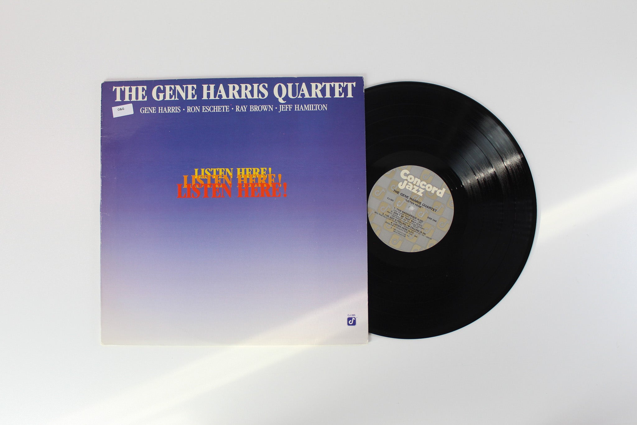 The Gene Harris Quartet - Listen Here! on Concord Jazz