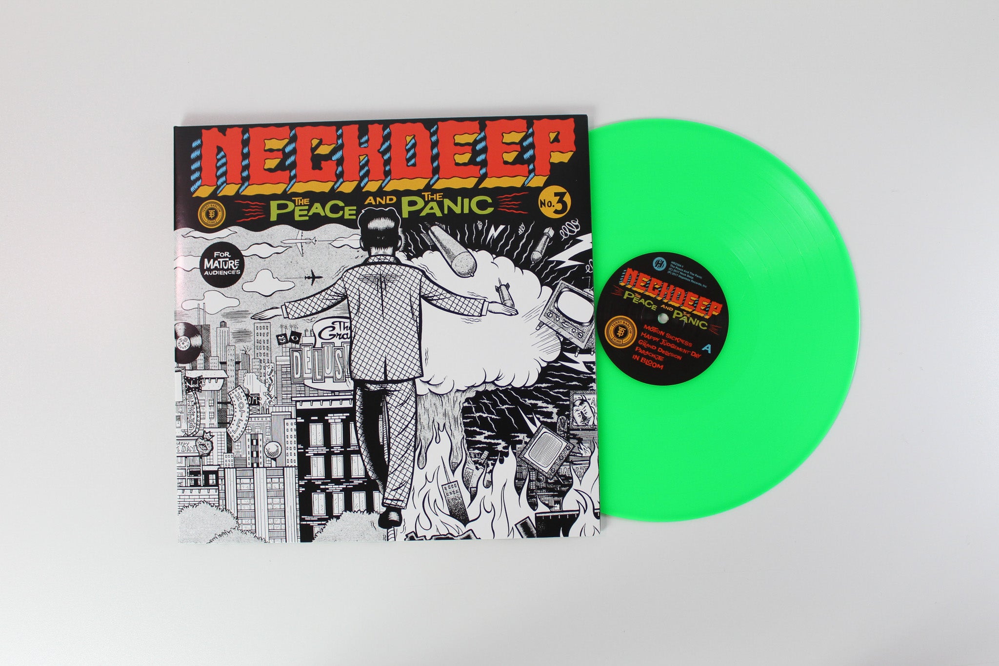 Neck Deep - The Peace And The Panic on Hopeless Records - Neon Green Vinyl