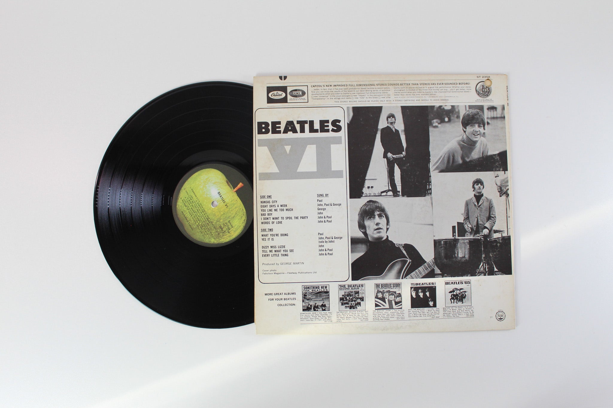 The Beatles - Beatles VI on Capitol Records / Apple Records