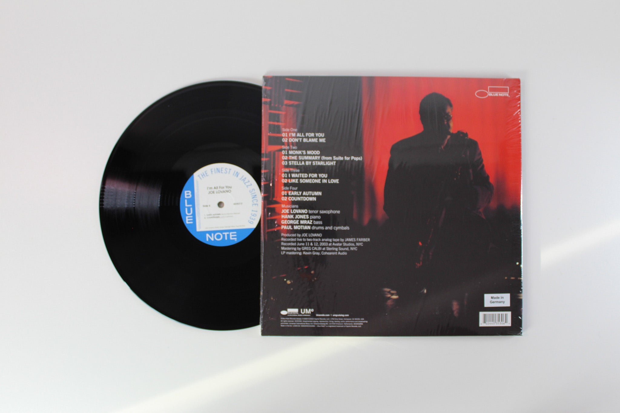 Joe Lovano - I'm All For You on Blue Note - Blue Note Classic Vinyl Series