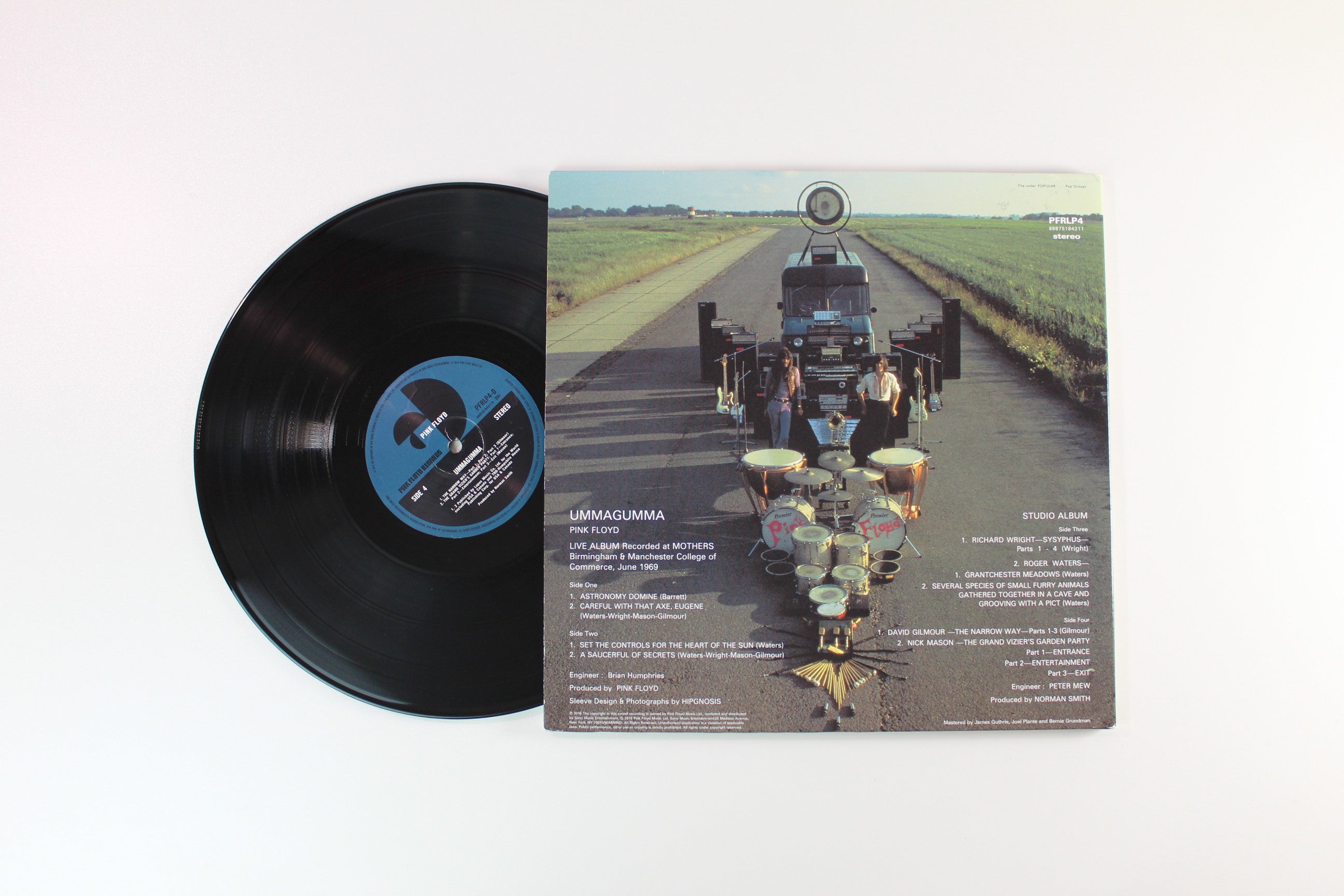 Pink Floyd - Ummagumma on Pink Floyd Records Reissue