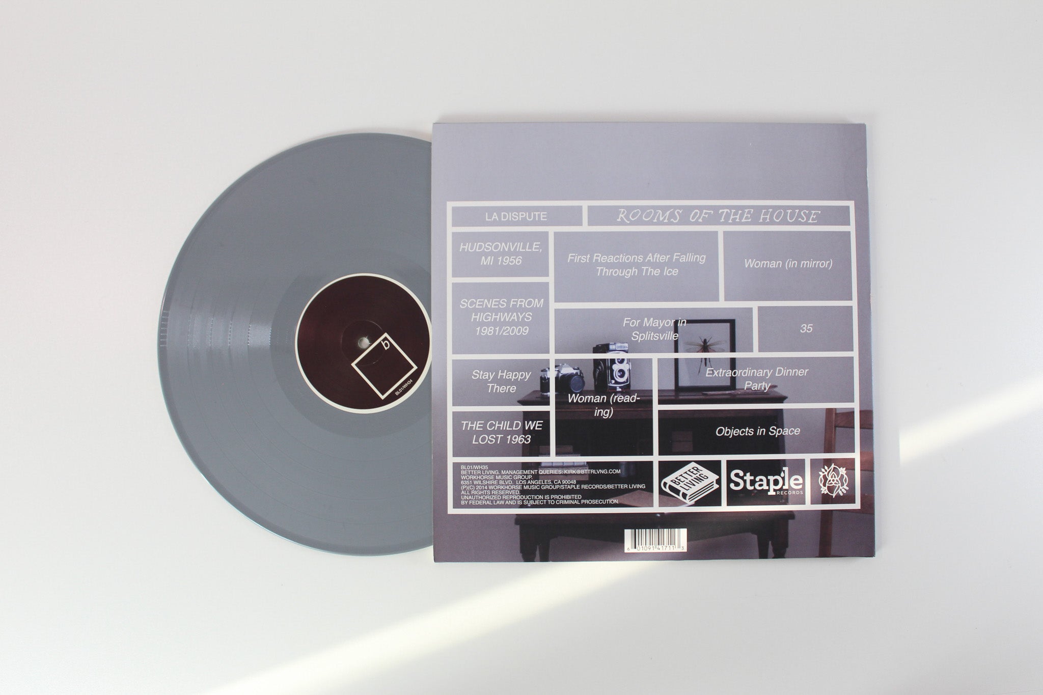 La Dispute - Rooms Of The House on Better Living - Gray Vinyl