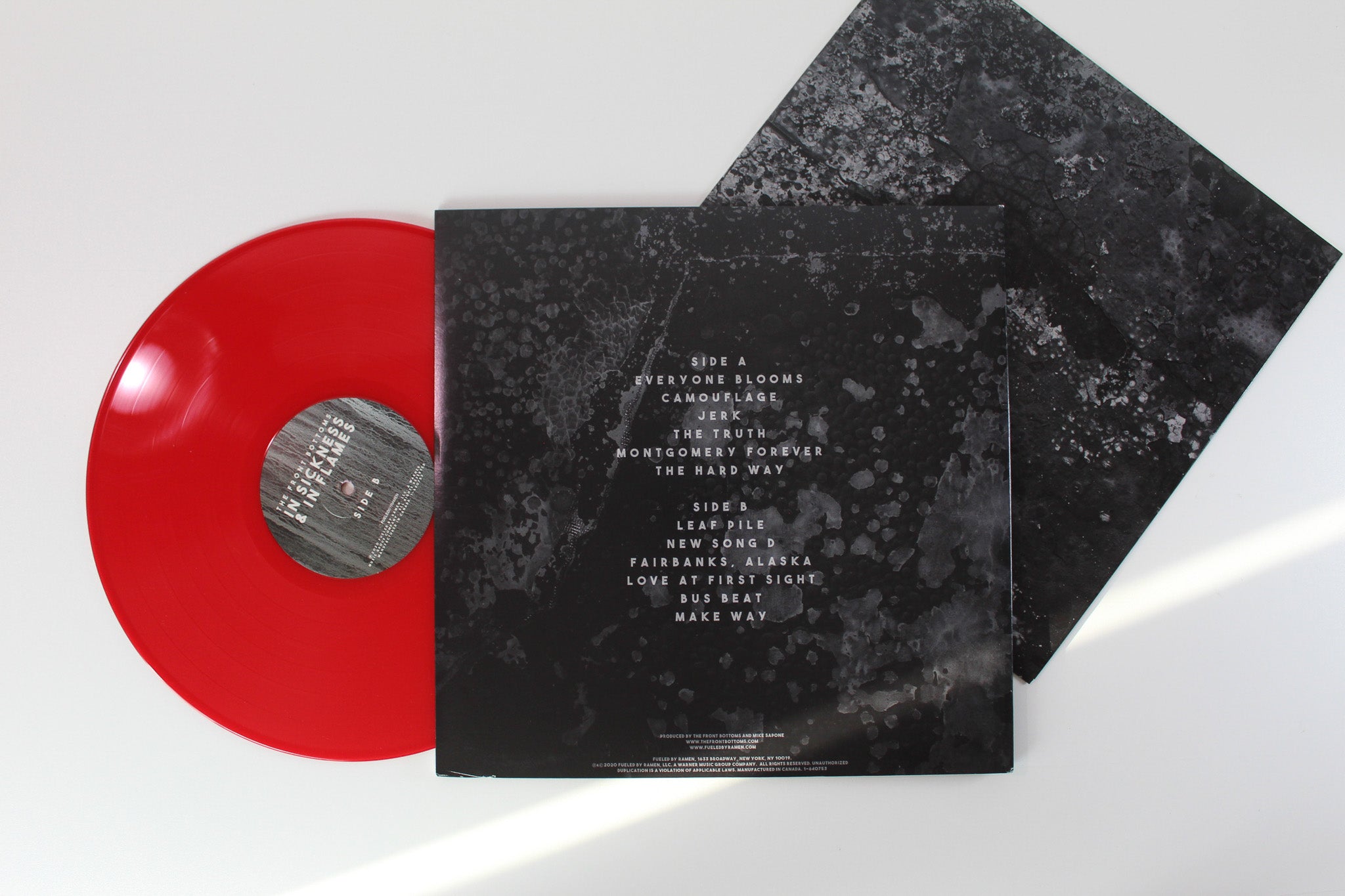The Front Bottoms - In Sickness & In Flames on Fueled By Ramen - Red Vinyl