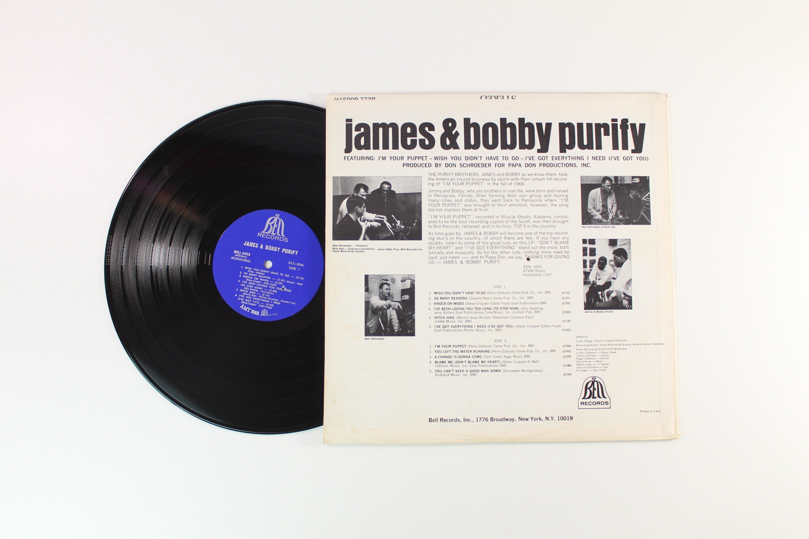 James & Bobby Purify - James & Bobby Purify on Bell Records