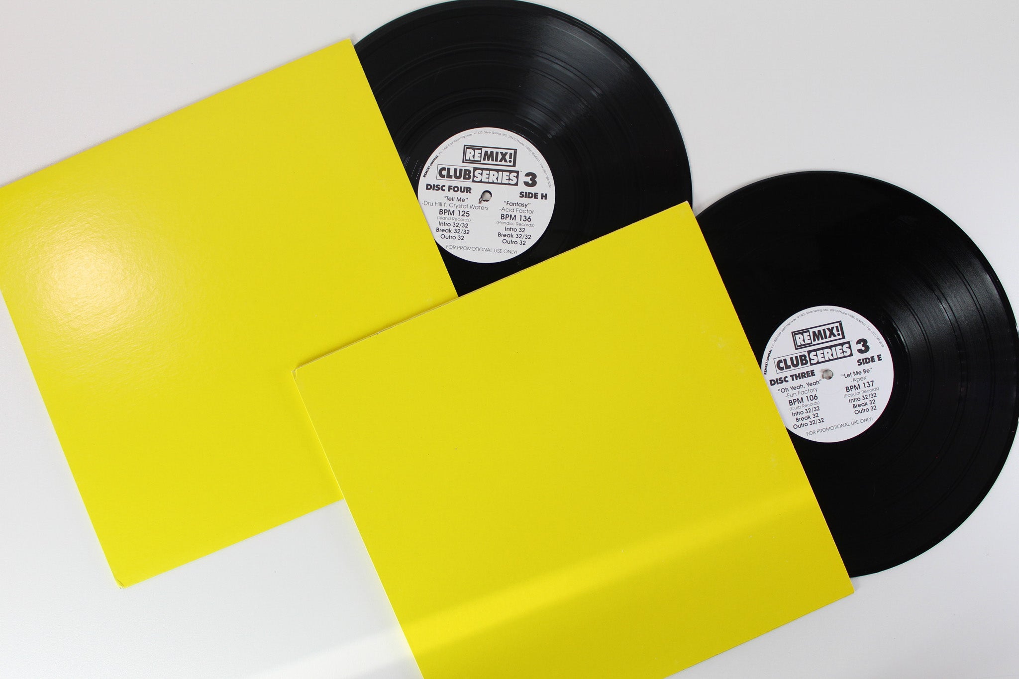 Various - Club Series Volume 3 on Remix! Central, Inc - Club Series - 4x 12" Singles
