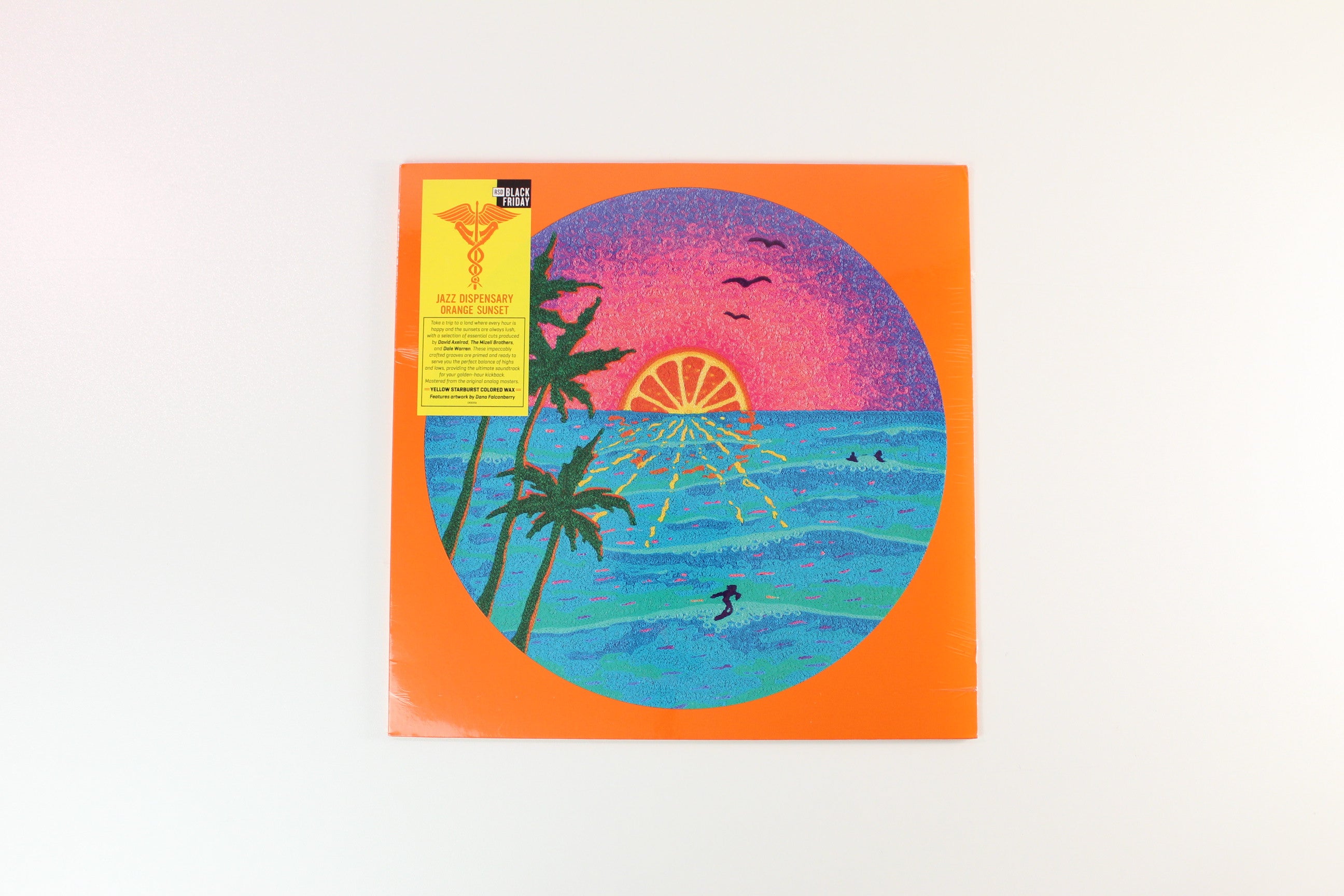 Various - Jazz Dispensary: Orange Sunset on Craft Recordings RSD Ltd. Yellow Starburst Vinyl SEALED