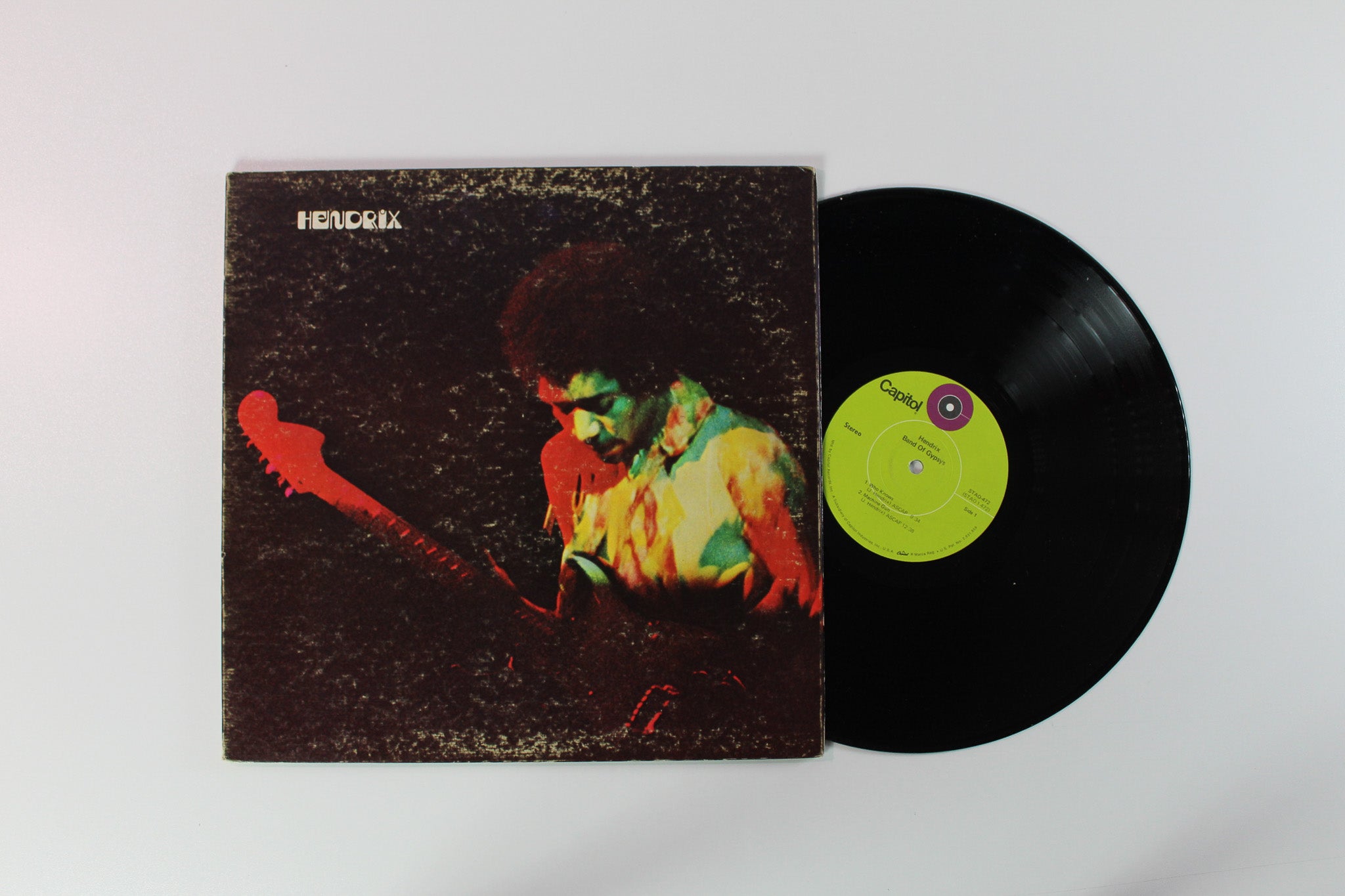 Jimi Hendrix - Band Of Gypsys on Capitol Records