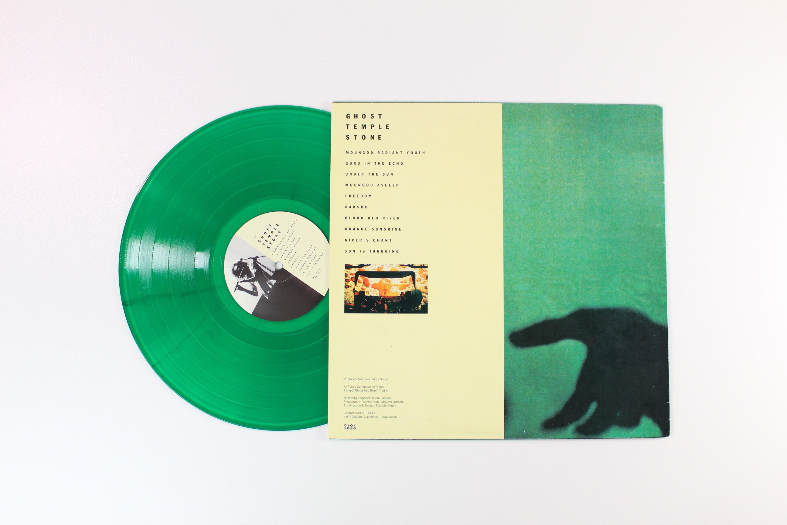 Ghost - Temple Stone on Drag City Reissue on Green Translucent Vinyl