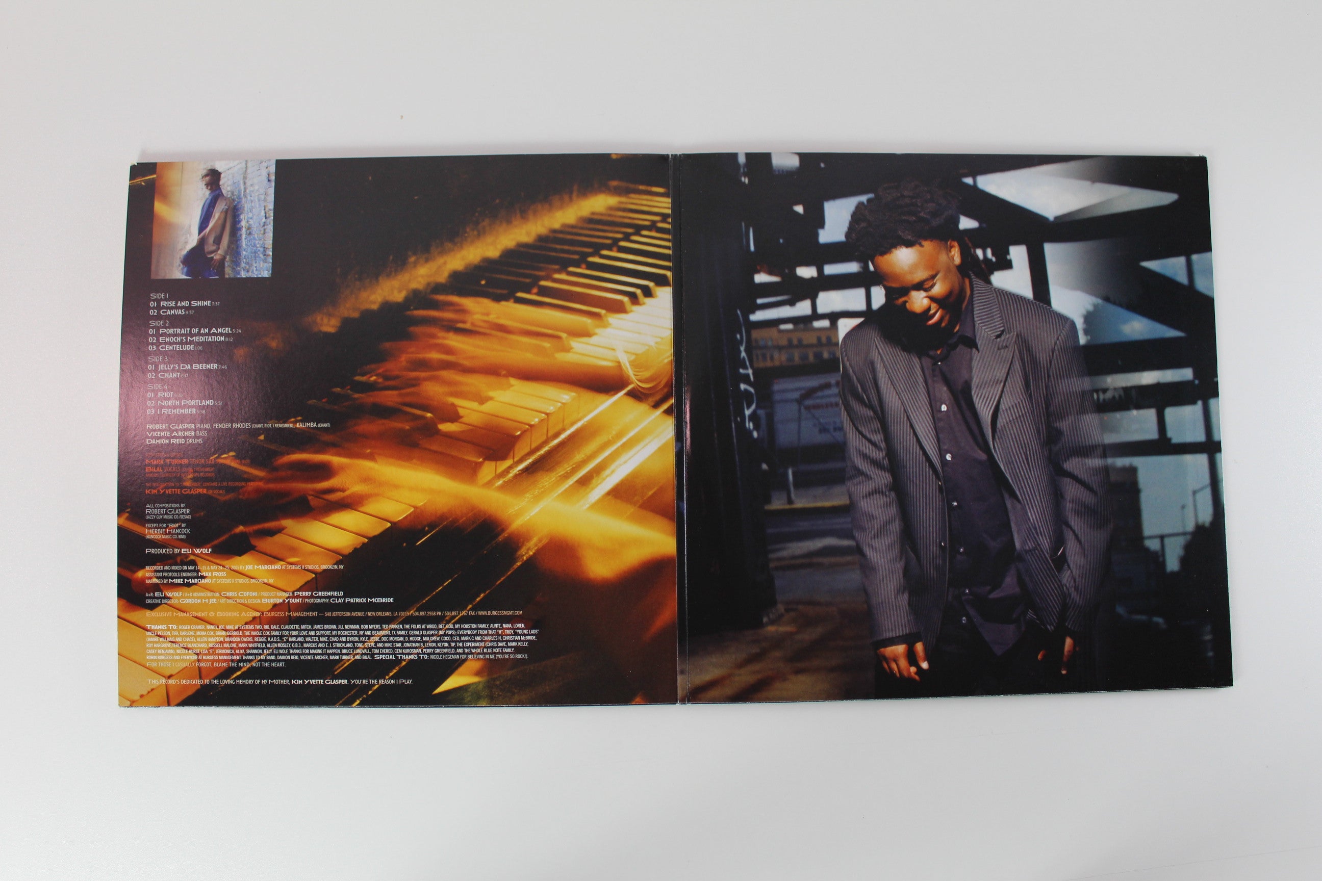 Robert Glasper - Canvas on Blue Note – Blue Note 80 Vinyl Reissue Series – 180g Vinyl – Reissue