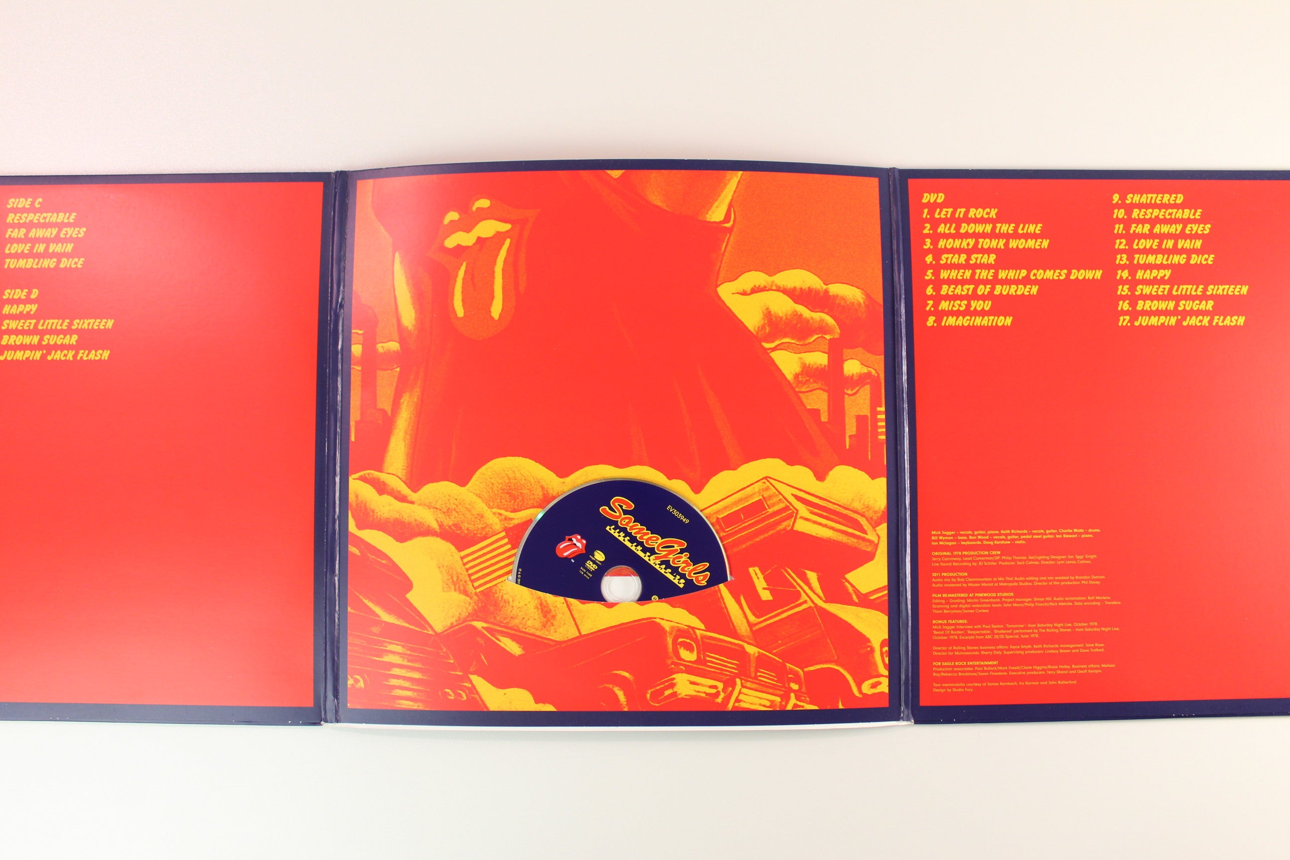 The Rolling Stones - Some Girls (Live In Texas '78) on Eagle Vision Red & Yellow Vinyl