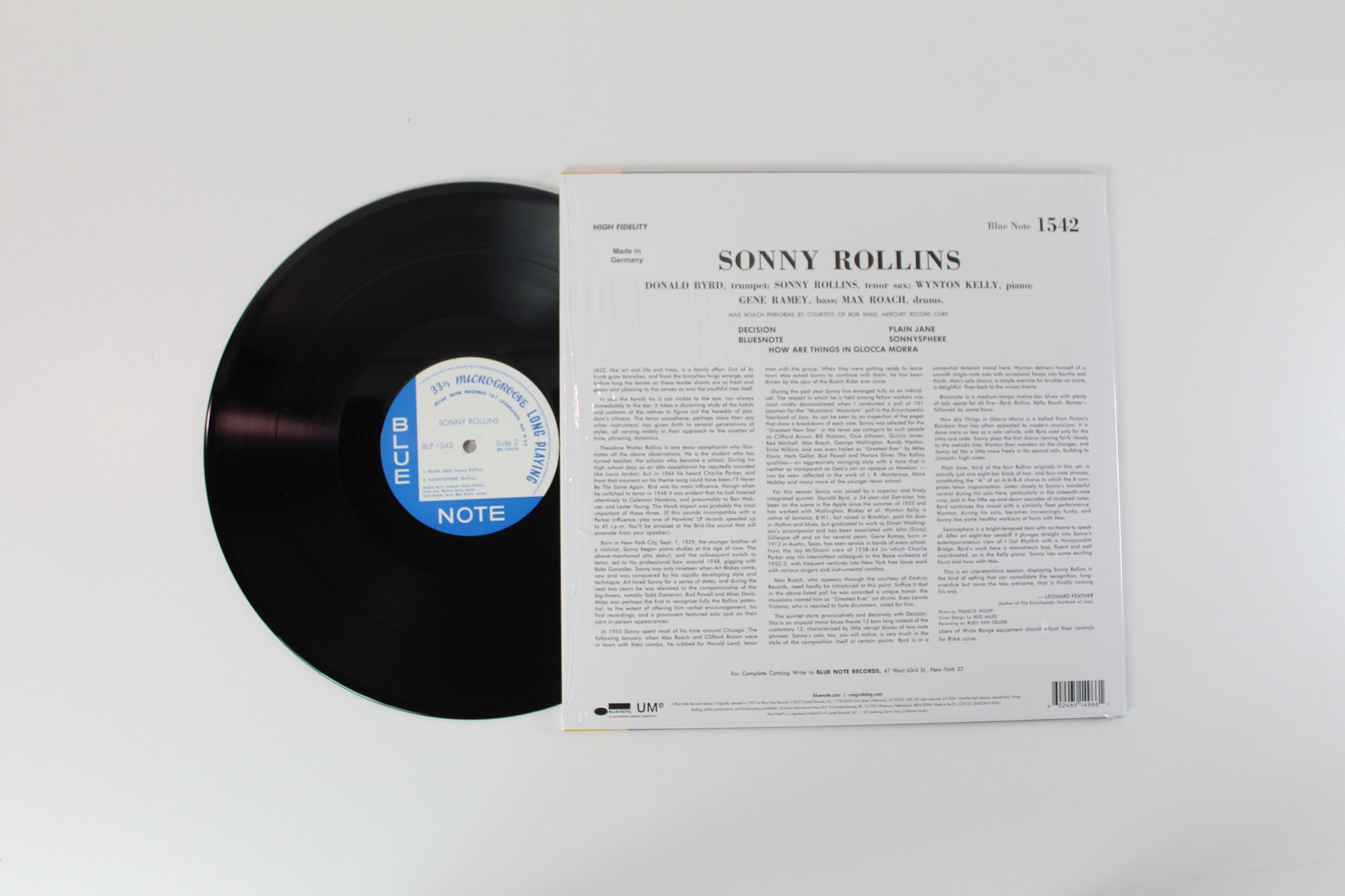 Sonny Rollins - Sonny Rollins on Blue Note – Blue Note Classic Vinyl Series – 180g – Mono – Reissue