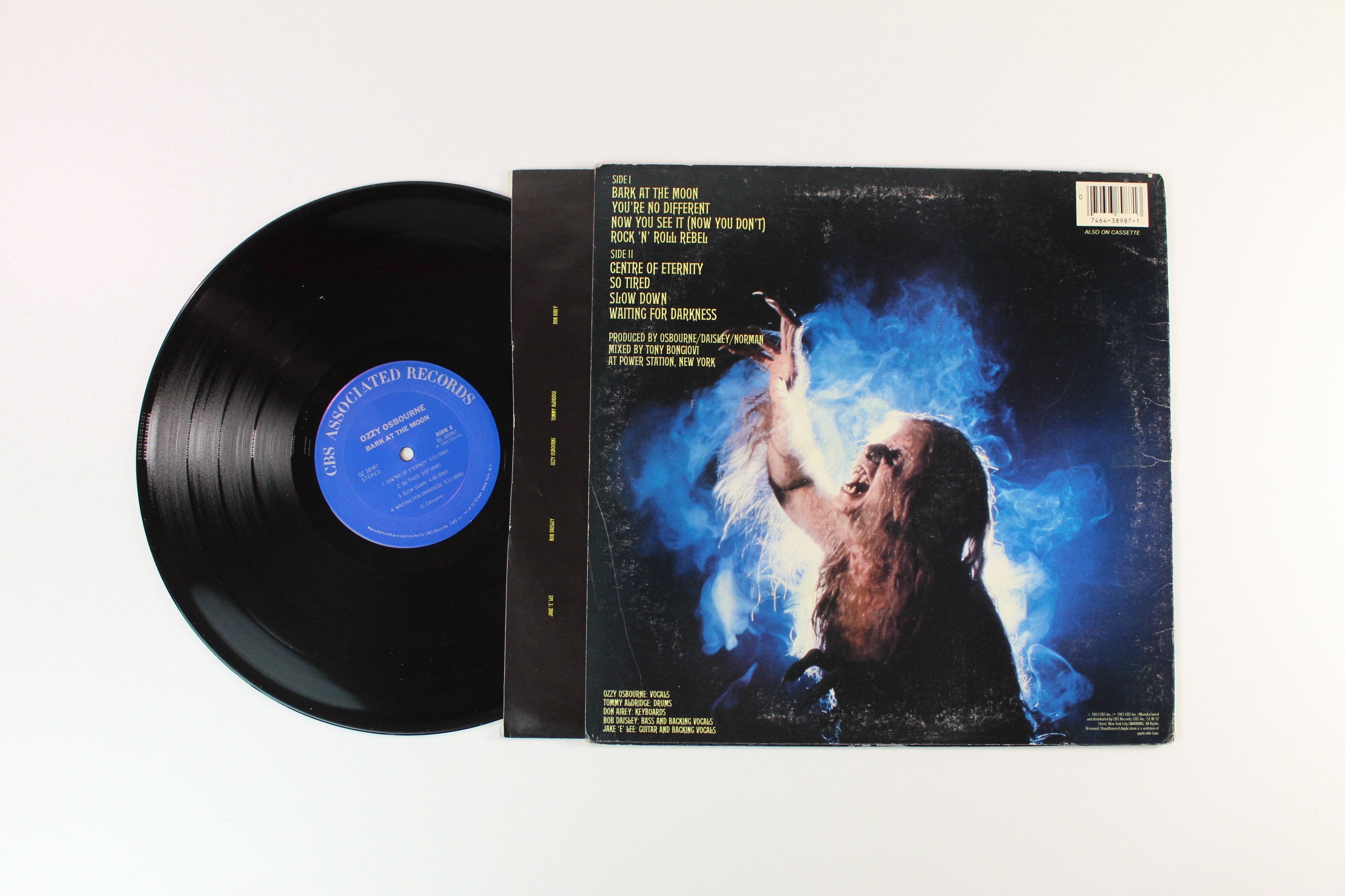Ozzy Osbourne - Bark At The Moon on CBS Associated Records