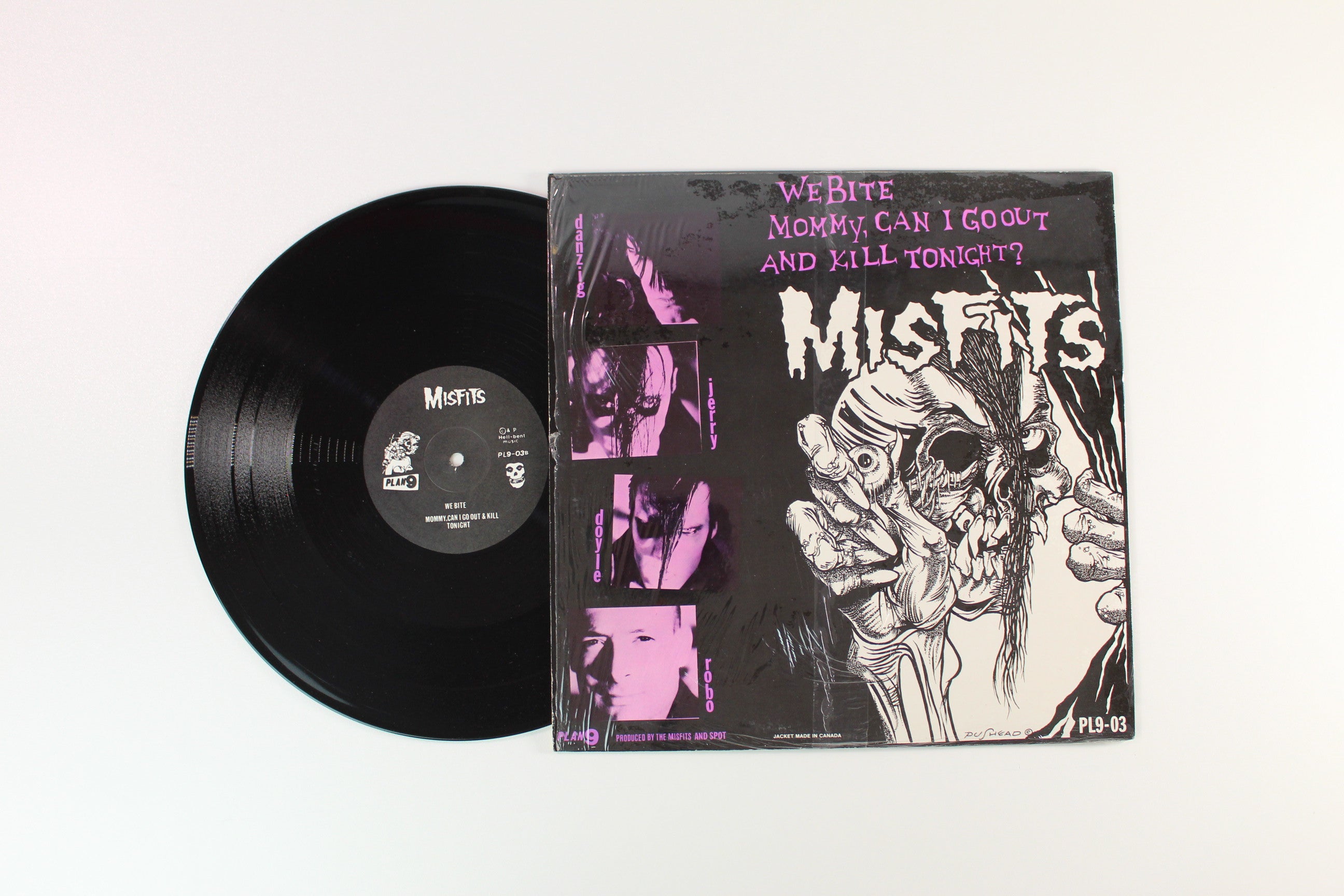 Misfits - Die Die My Darling on Plan 9 First Pressing 45 RPM