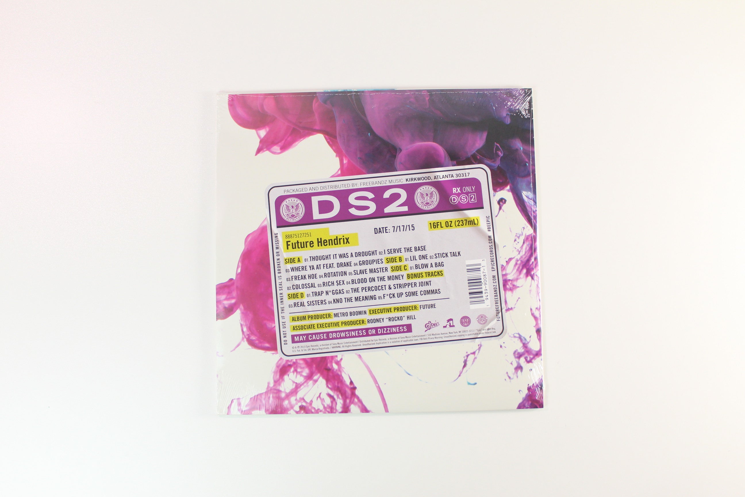 Future - DS2 on Epic RSD Reissue SEALED Teal Vinyl