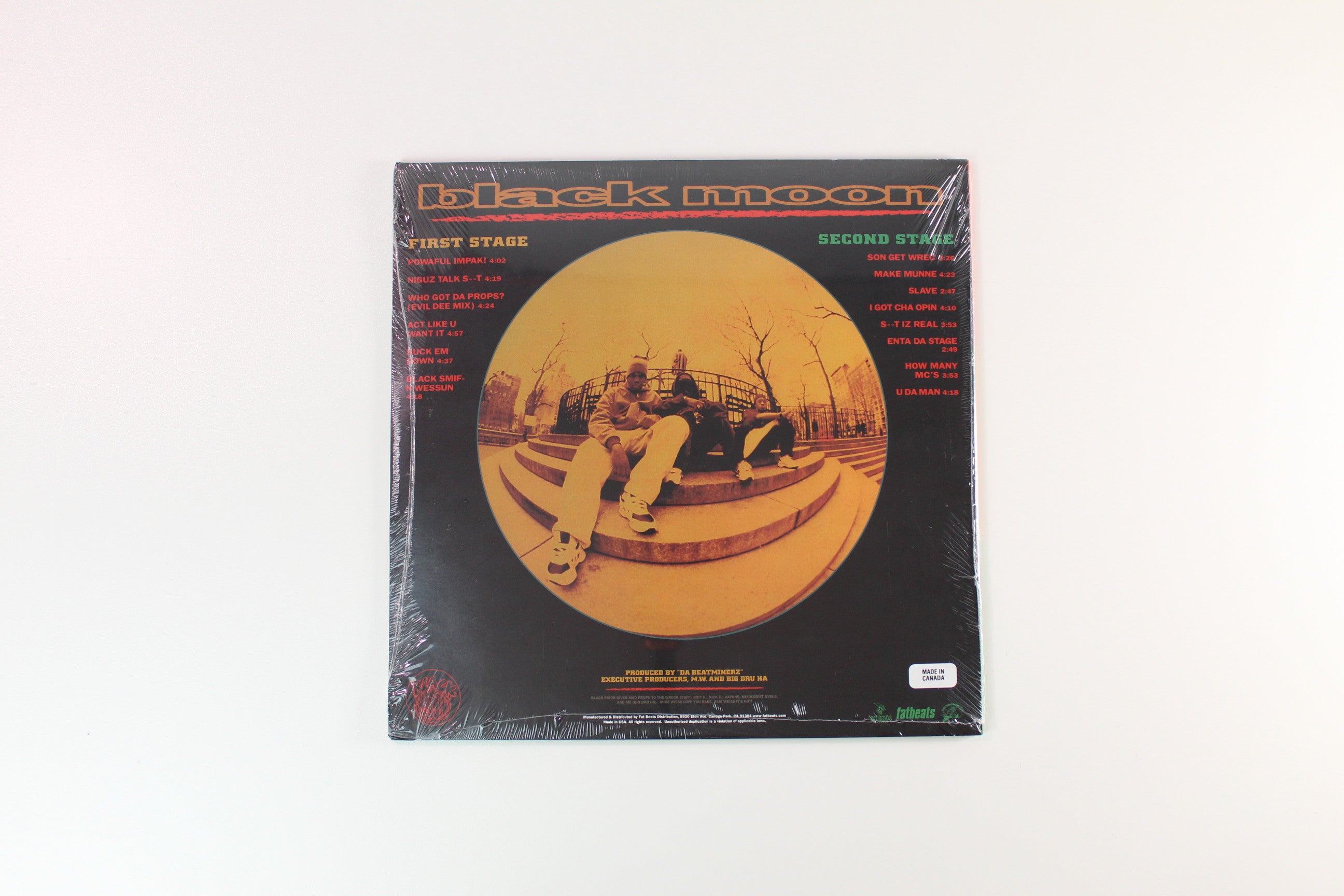 Black Moon - Enta Da Stage on Wreck Records Reissue SEALED