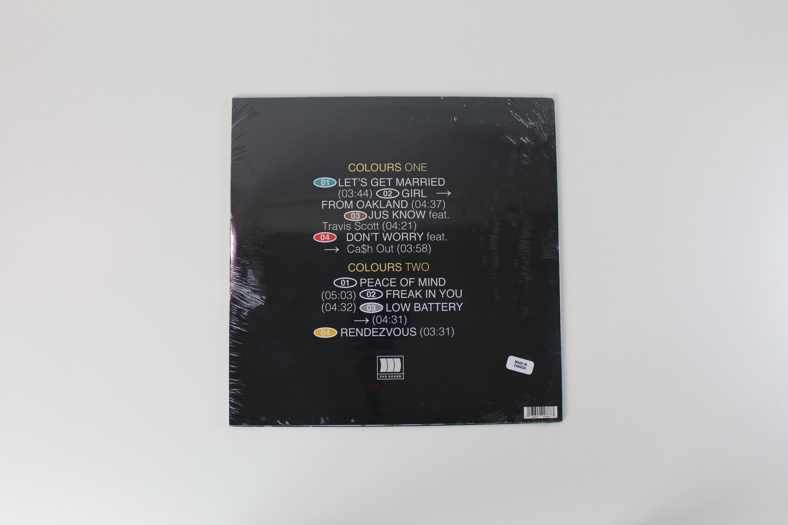 PARTYNEXTDOOR - Colours on OVO Sound – Milky Clear Vinyl – Sealed
