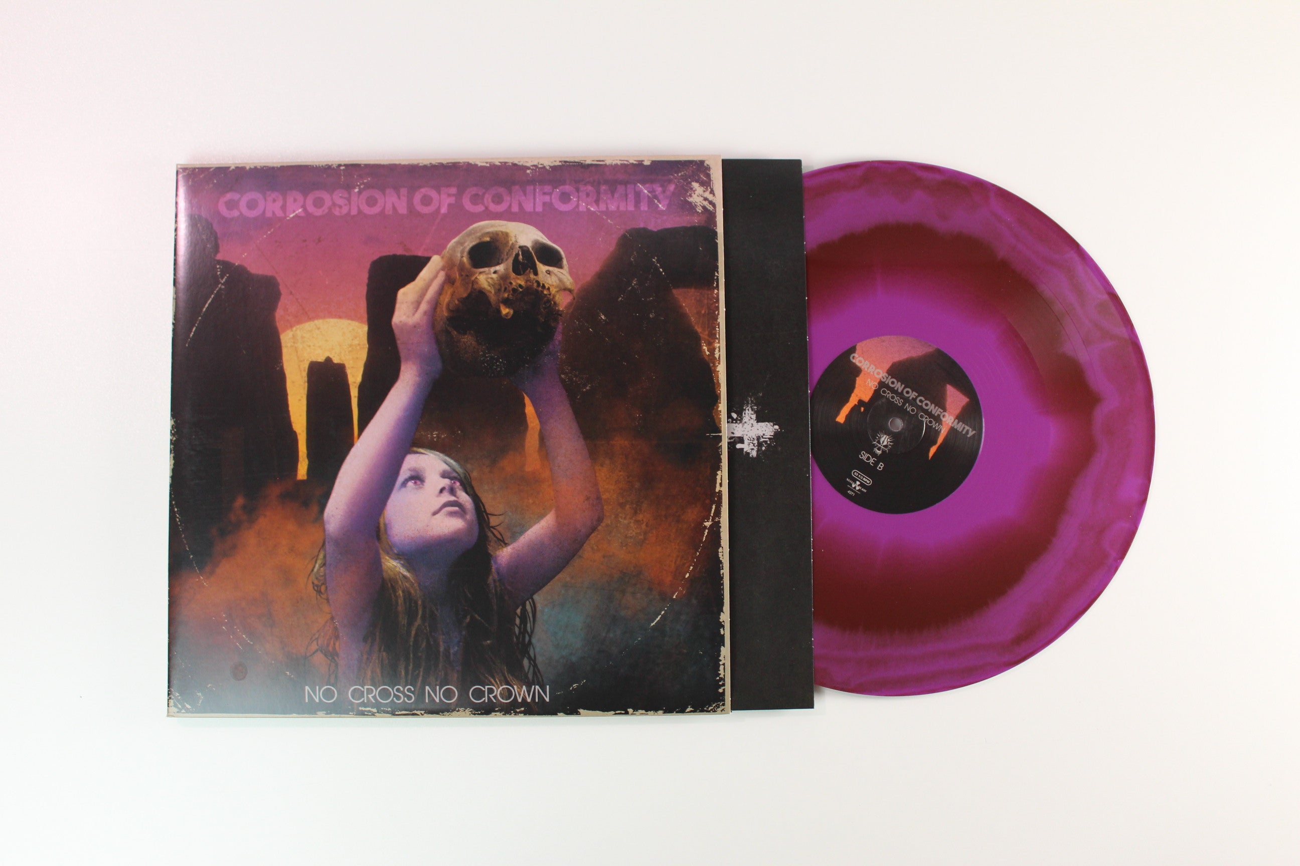 Corrosion Of Conformity - No Cross No Crown on Nuclear Blast Ltd. Brown & Purple Swirl