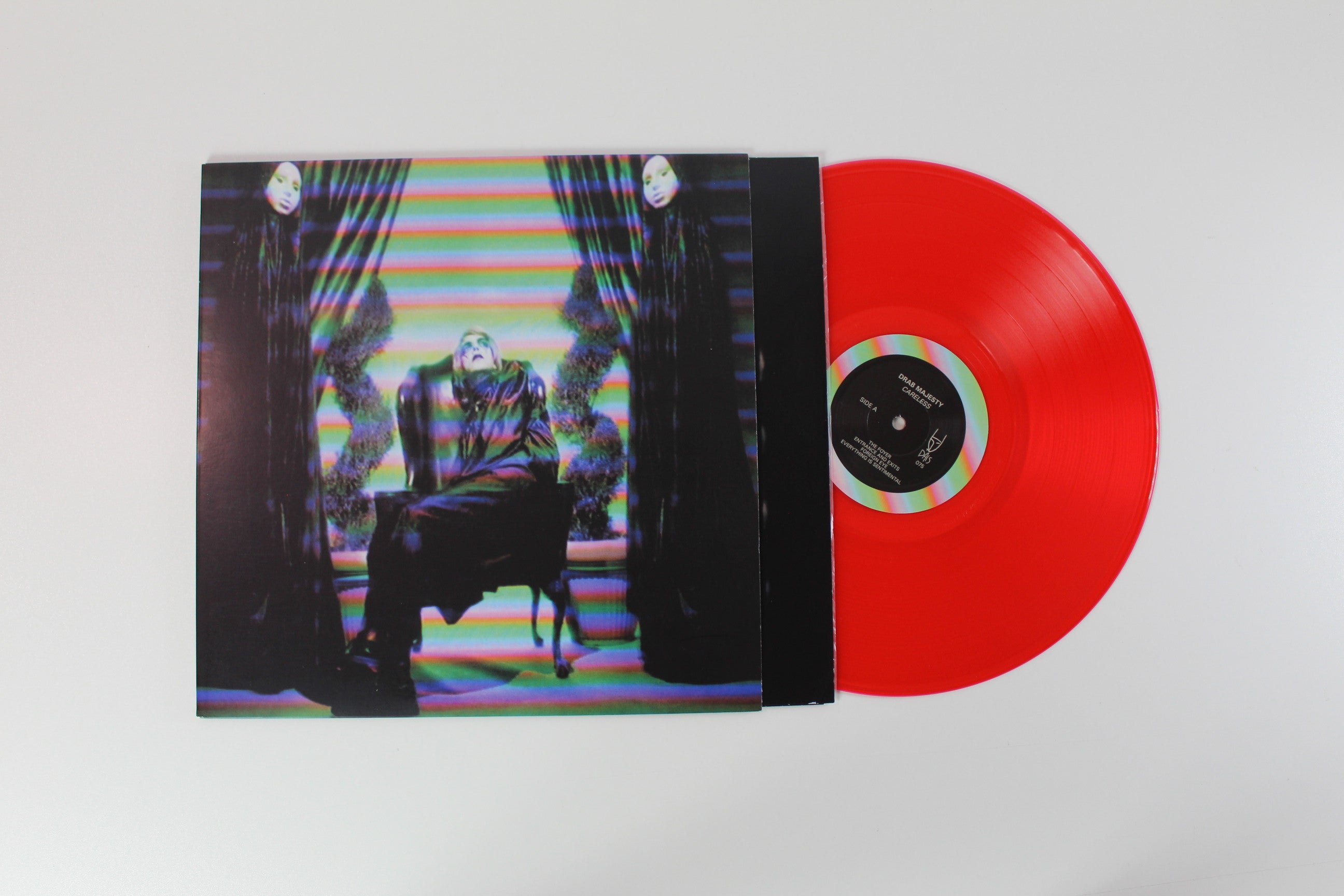 Drab Majesty - Careless on Dais Records – Limited Edition – Red Transparent Vinyl