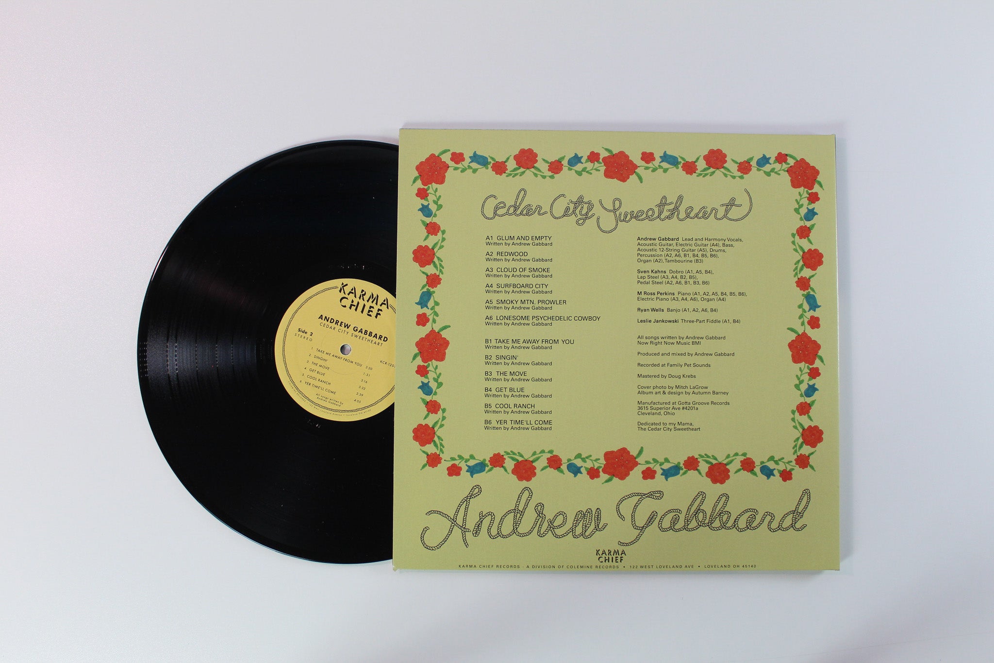 Andrew Gabbard - Cedar City Sweetheart on Karma Chief Records