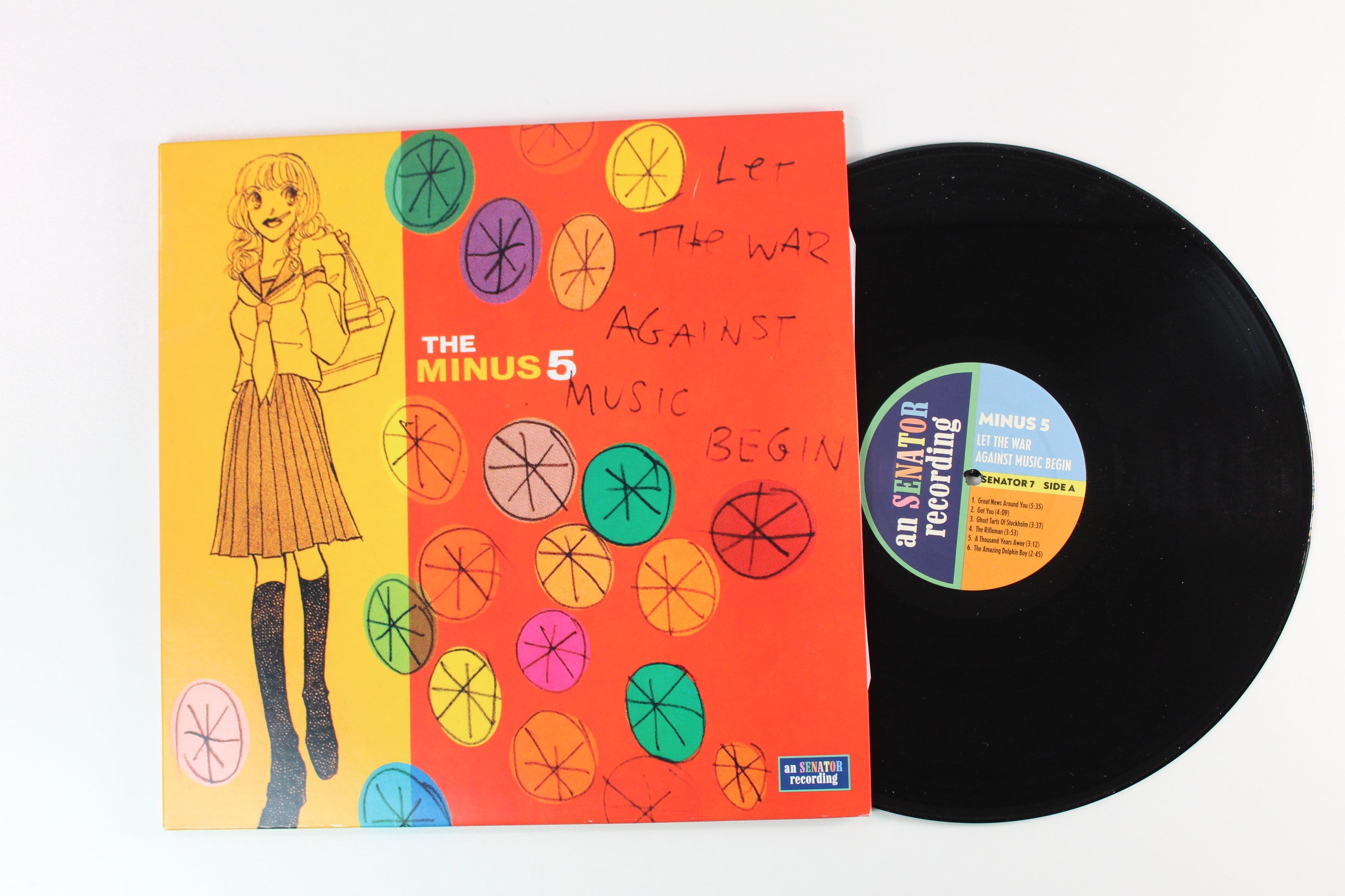 The Minus 5 - Let The War Against Music Begin on Senator Ltd Reissue