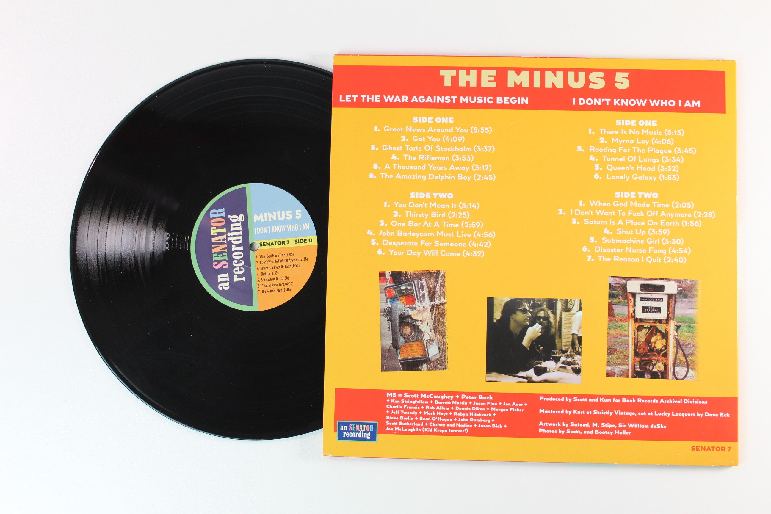 The Minus 5 - Let The War Against Music Begin on Senator Ltd Reissue