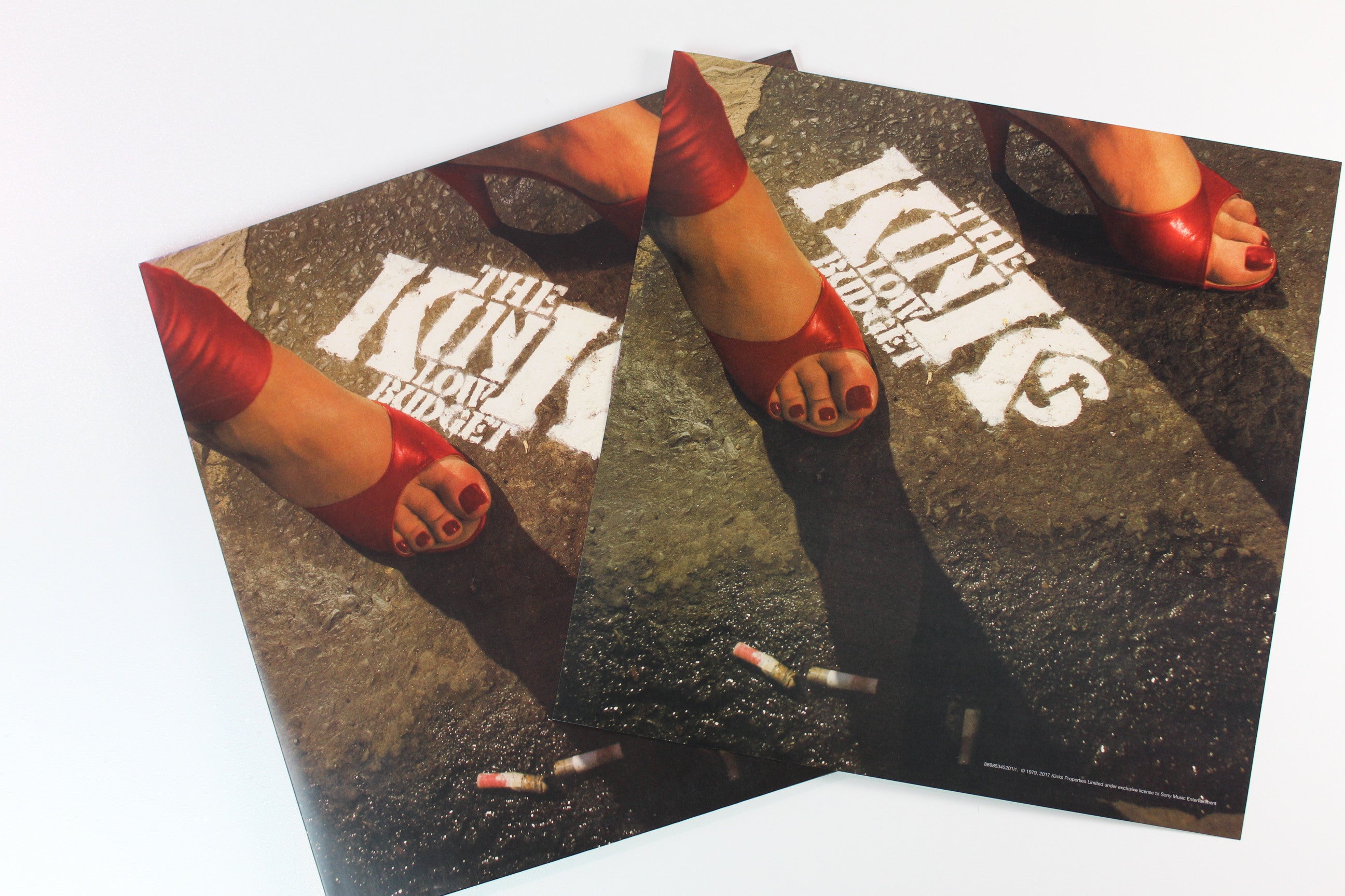 The Kinks - Low Budget on Arista Ltd Red Vinyl Reissue