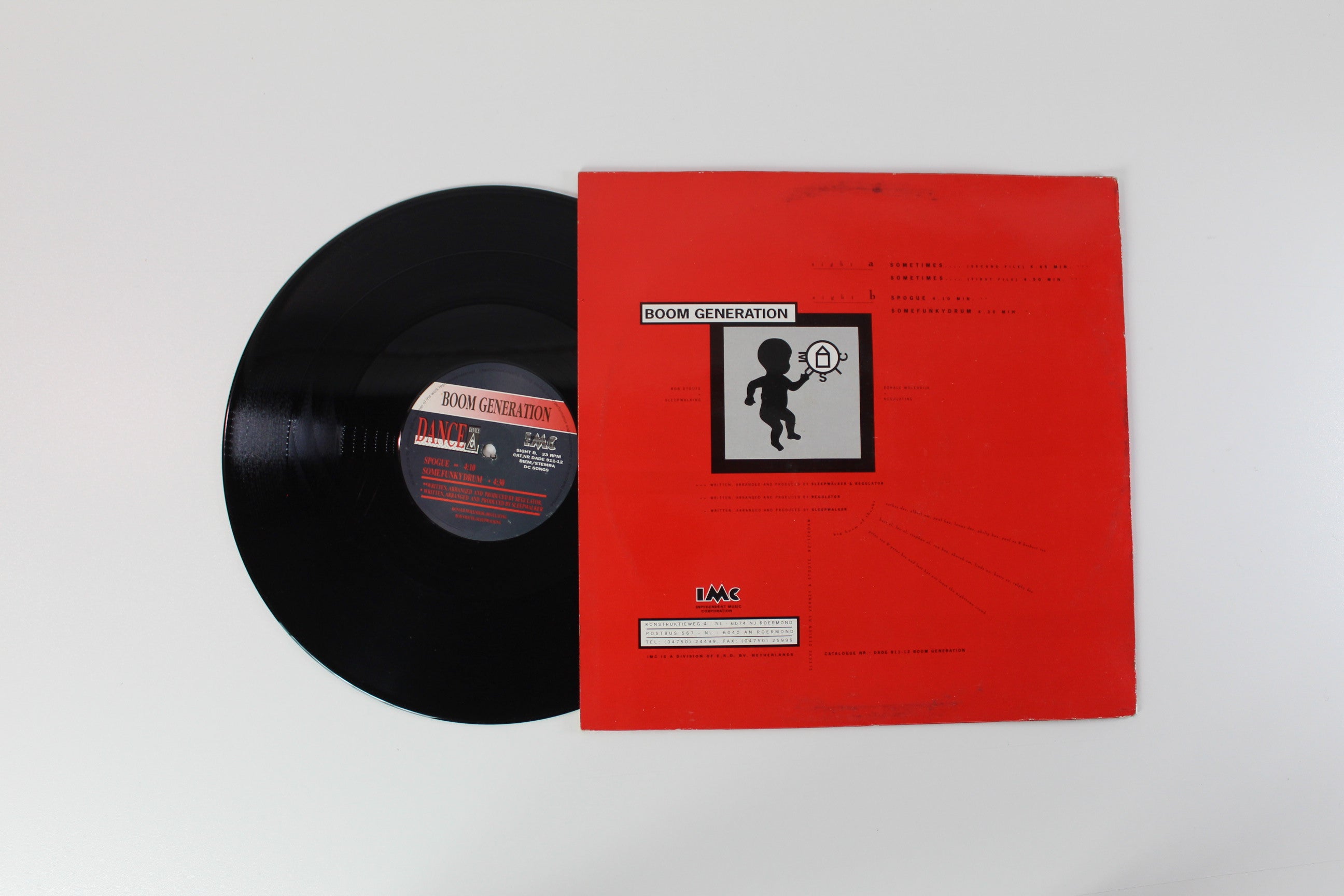 Boom Generation - Sometimes on Dance Device 12" Single