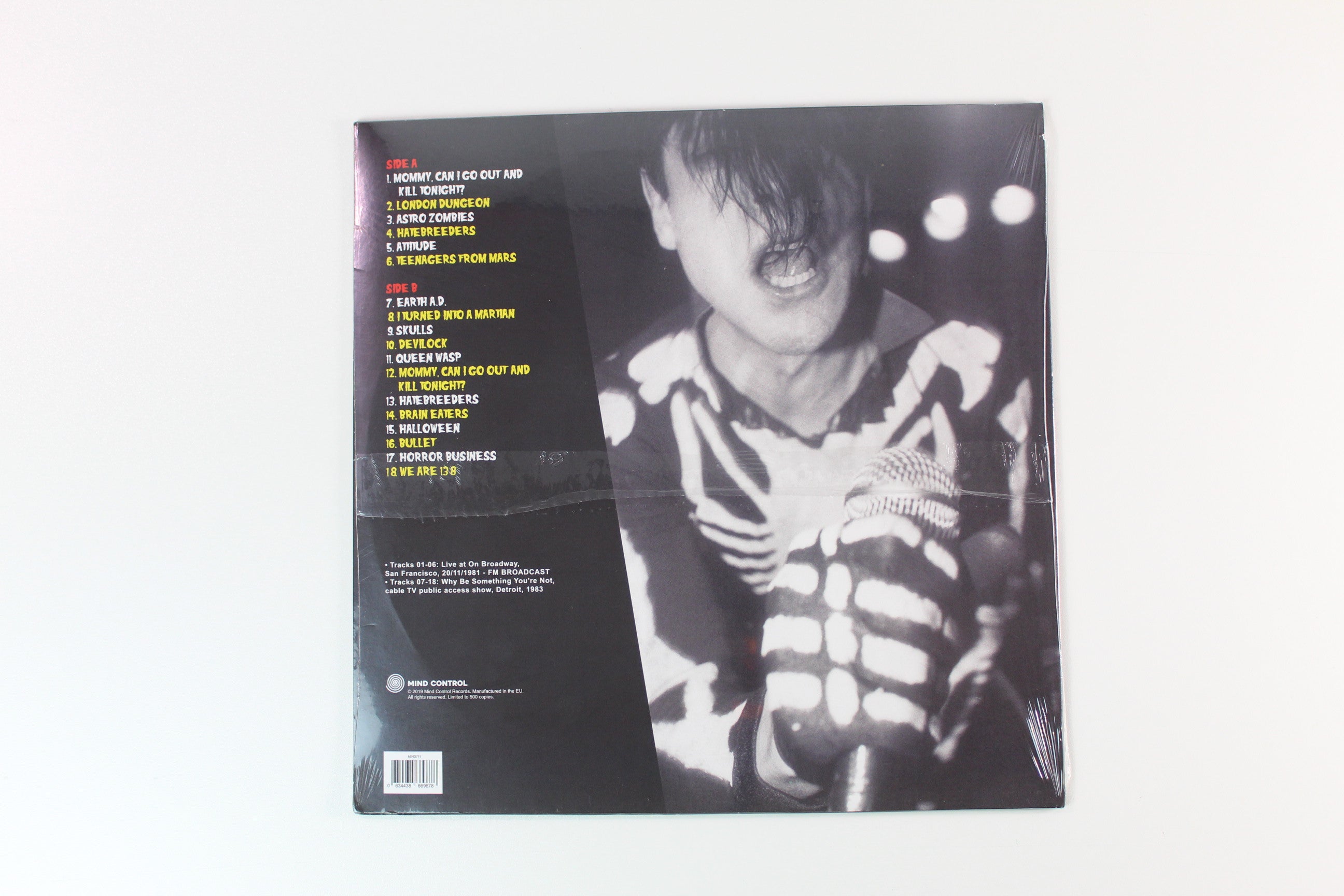 Misfits - We Were 138 (San Francisco 1981 + Live Detroit 1983) Unofficial Pressing Sealed