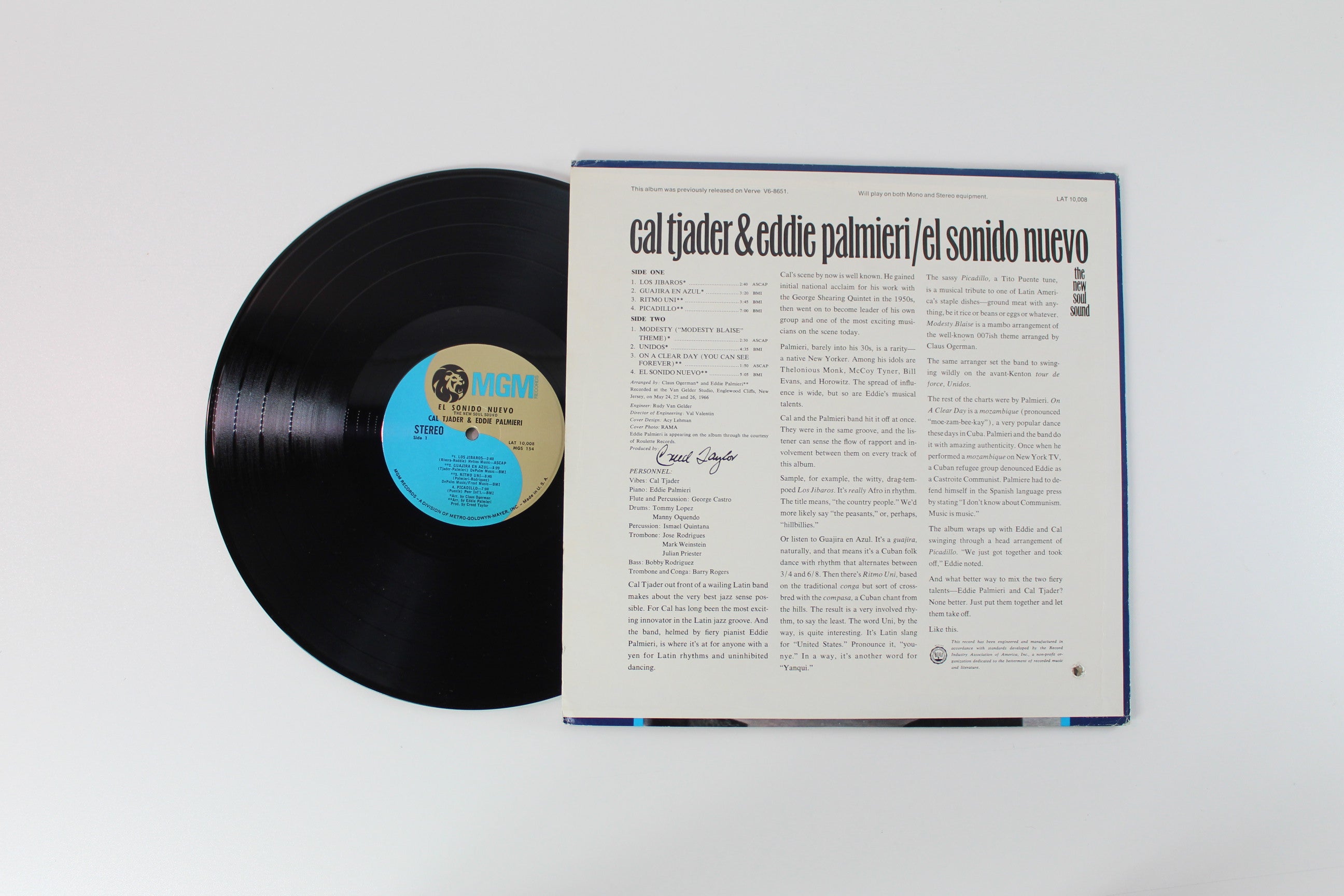 Cal Tjader, Eddie Palmieri - El Sonido Nuevo on MGM Records