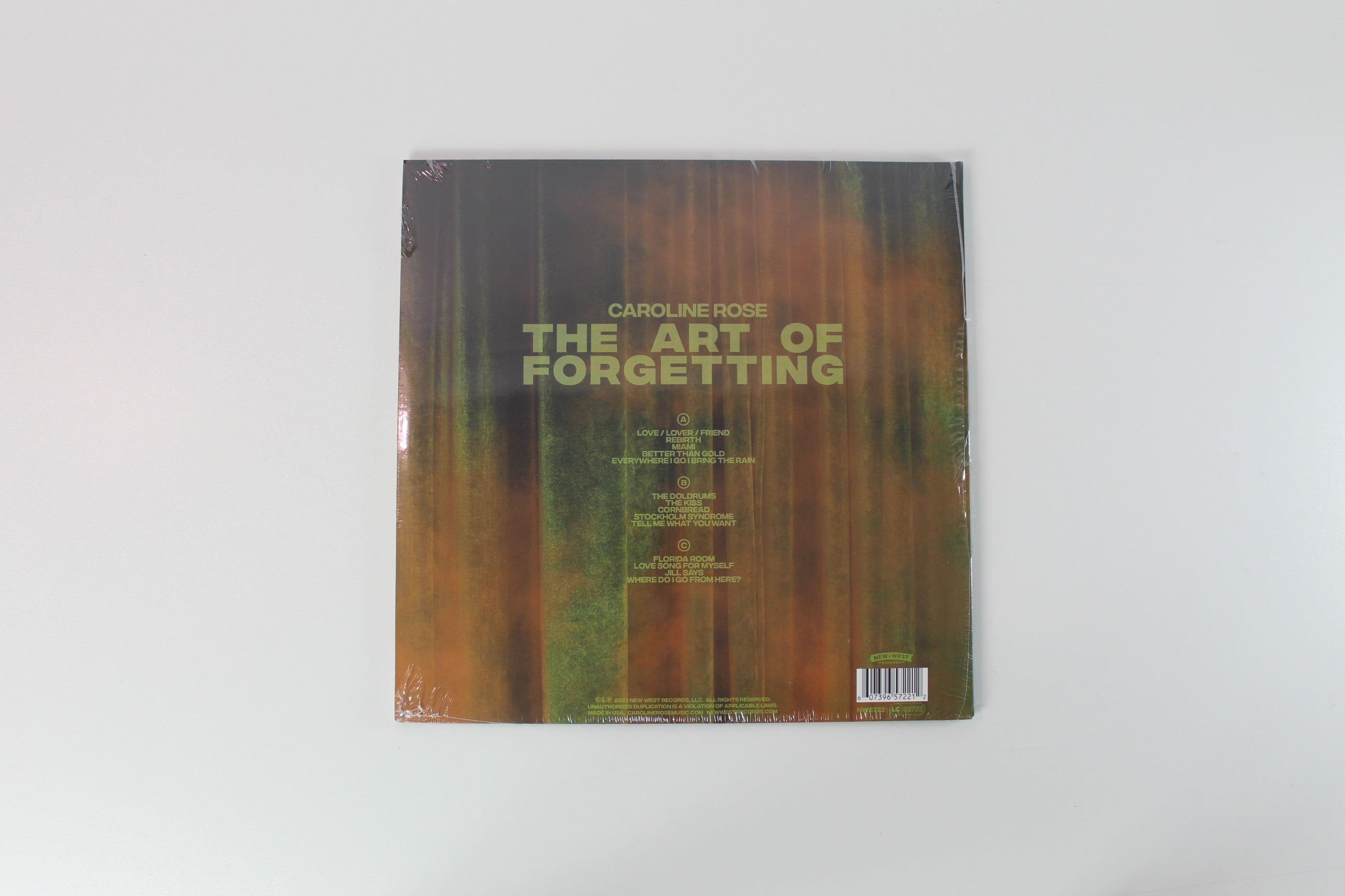 Caroline Rose - The Art Of Forgetting on New West Records – Green Vinyl – Sealed