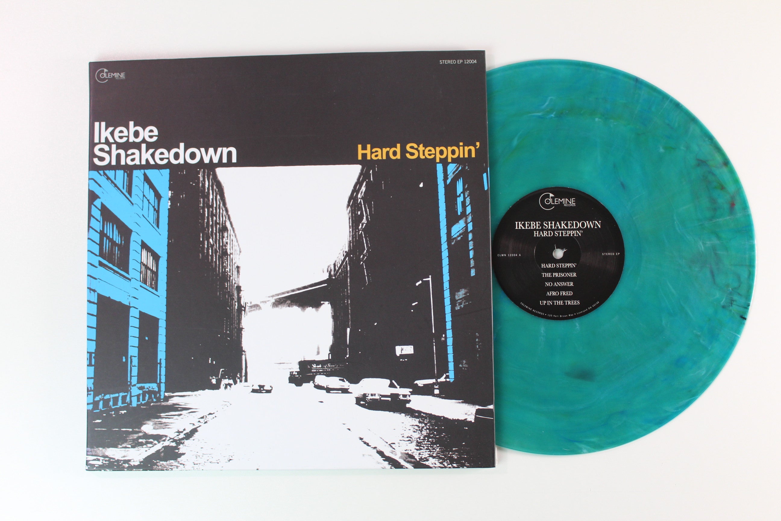 Ikebe Shakedown - Hard Steppin' on Colemine Ltd Green Marbled