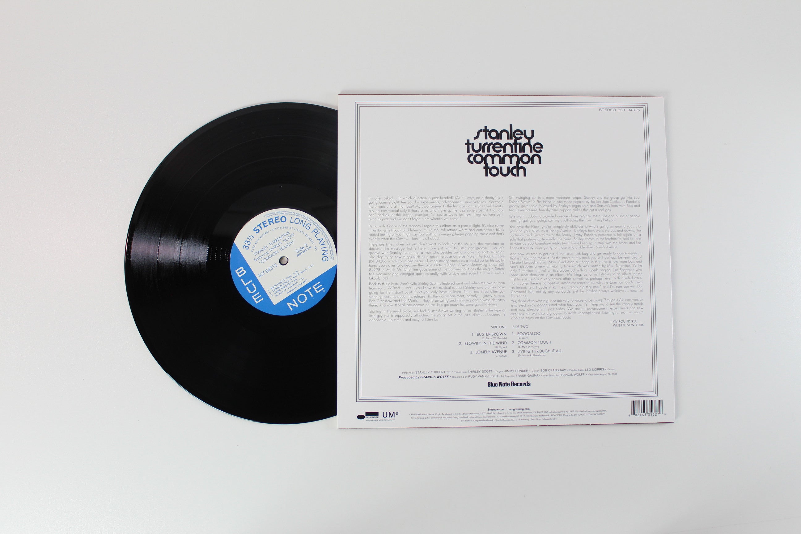Stanley Turrentine, Shirley Scott - Common Touch on Blue Note – Blue Note Classic Vinyl Series