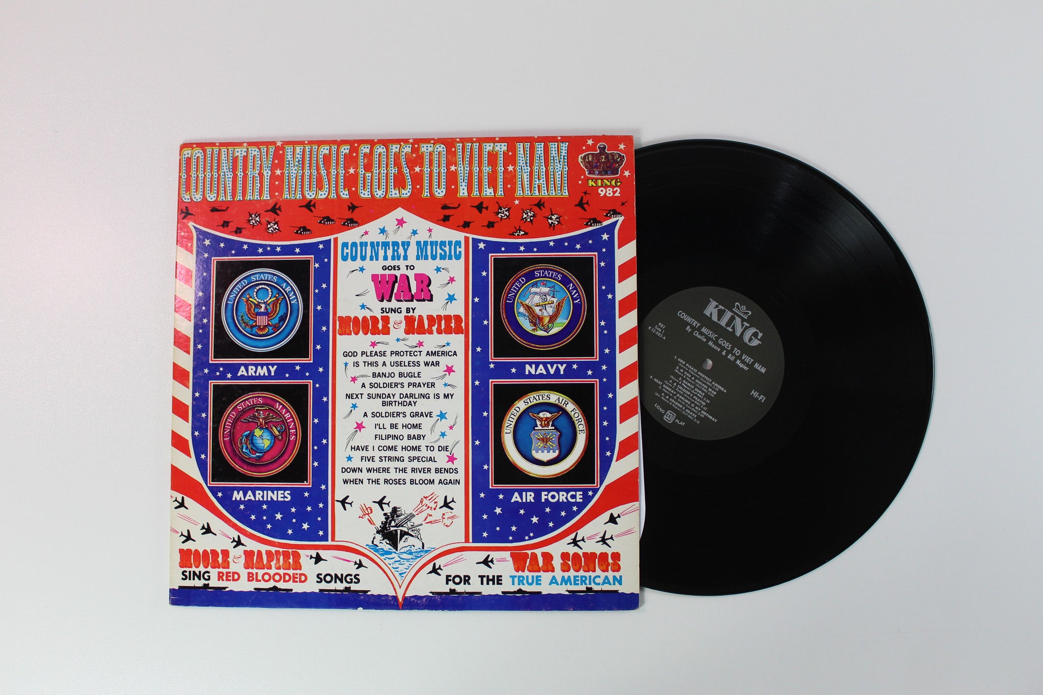 Moore & Napier - Country Music Goes To Viet Nam on King Records
