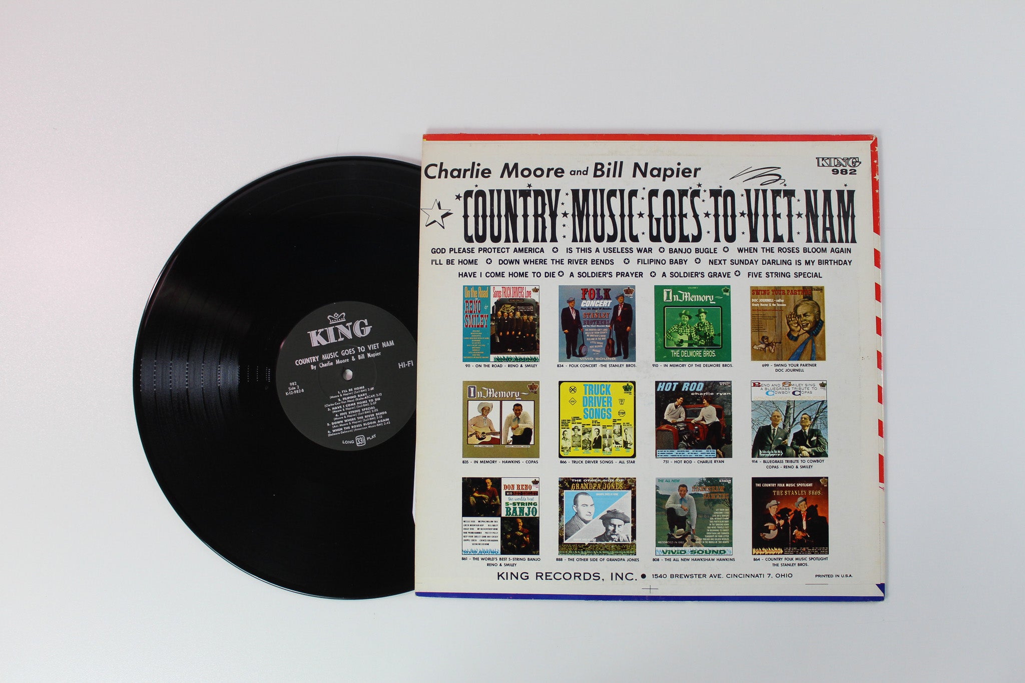 Moore & Napier - Country Music Goes To Viet Nam on King Records