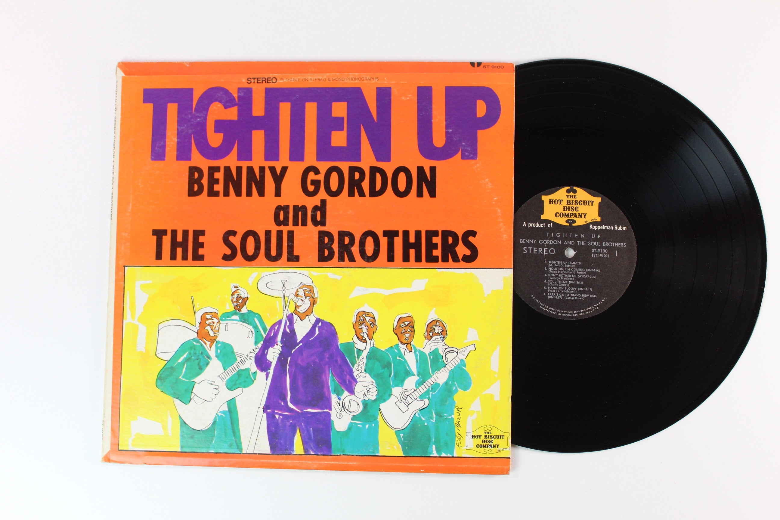 Benny Gordon & The Soul Brothers - Tighten Up on The Hot Biscuit Disc Company
