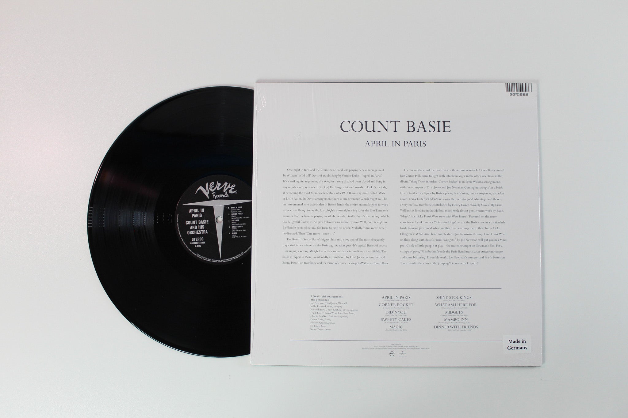 Count Basie Orchestra - April In Paris on Verve Records