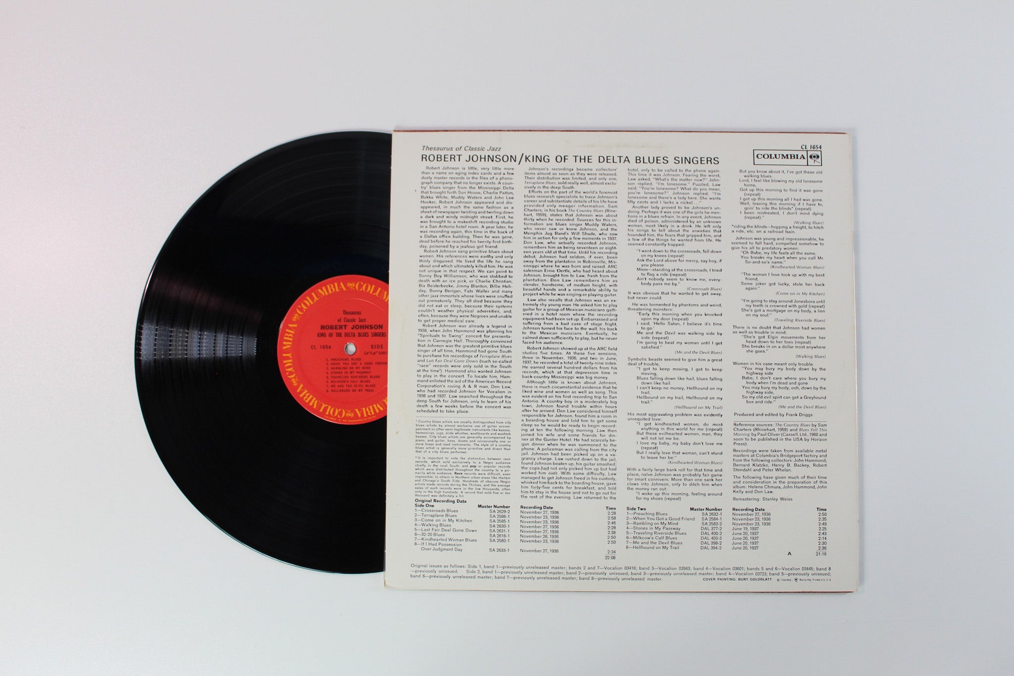 Robert Johnson - King Of The Delta Blues Singers on Columbia