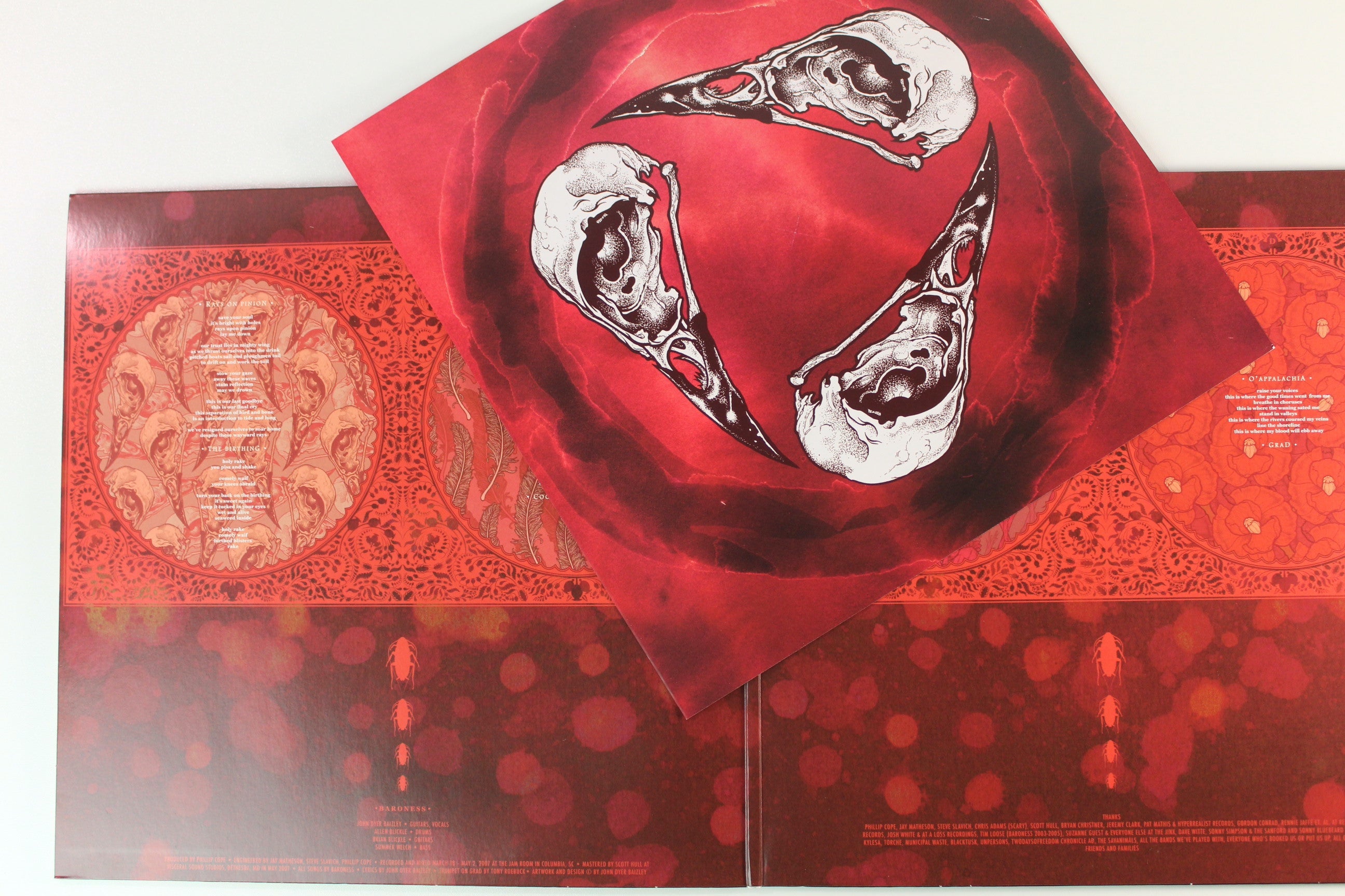 Baroness - Red Album on Relapse Records Reissue on Blood Red & Black Galaxy Merge