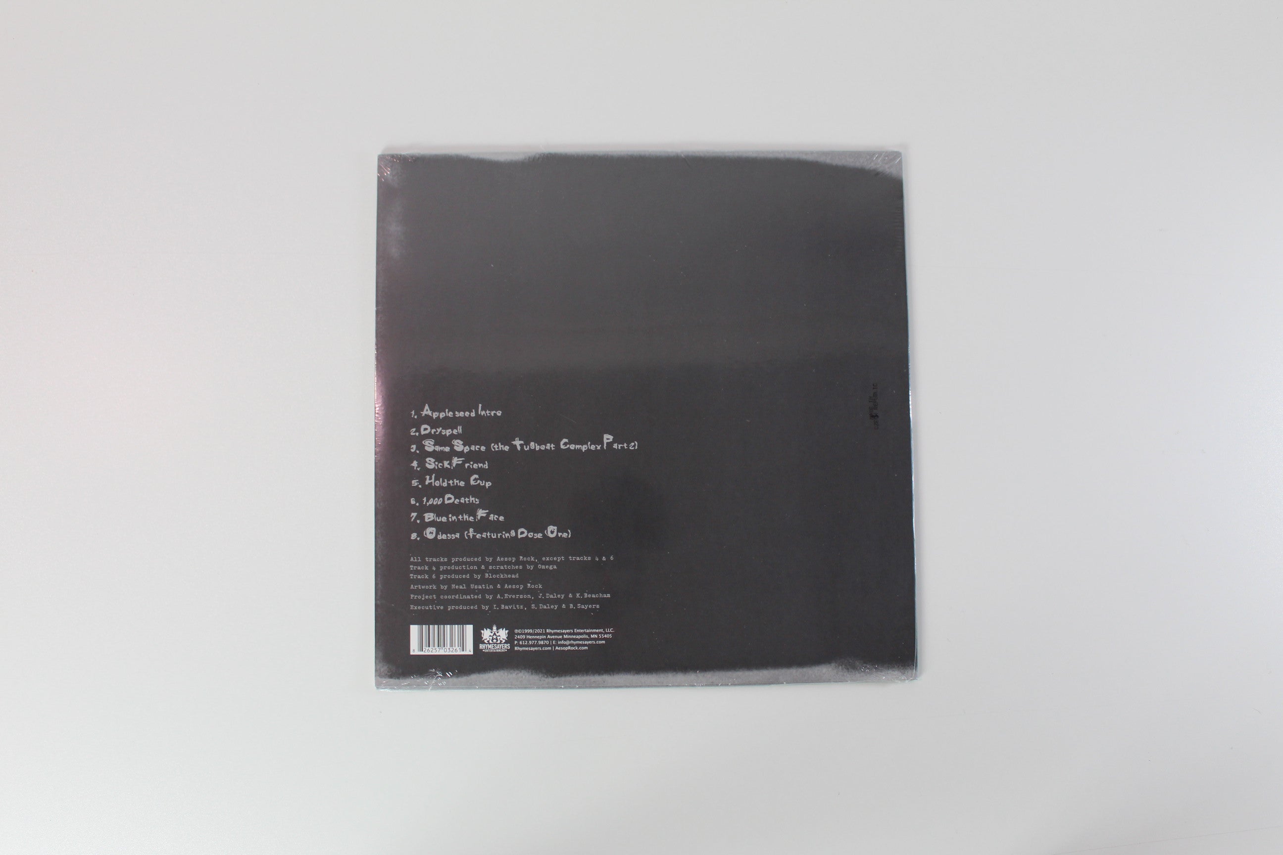 Aesop Rock - Appleseed on Rhymesayers Entertainment – Translucent Marble Smoke Colored Vinyl – Sealed