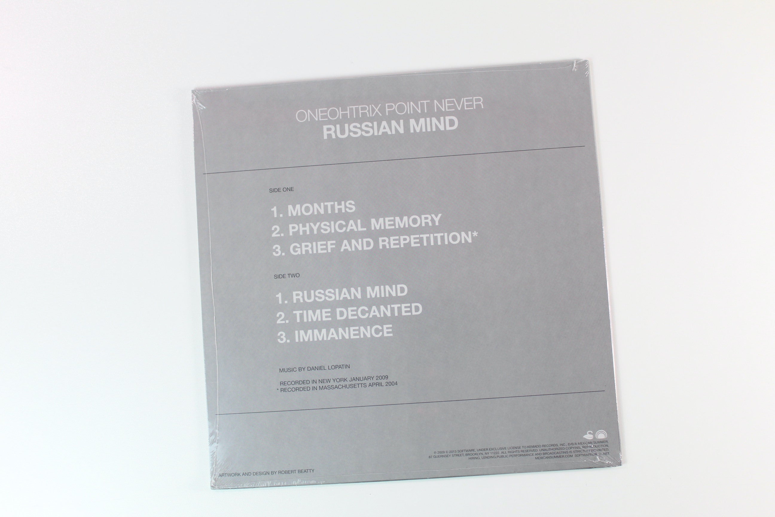 Oneohtrix Point Never - Russian Mind on Software SEALED Reissue on Metallic Silver