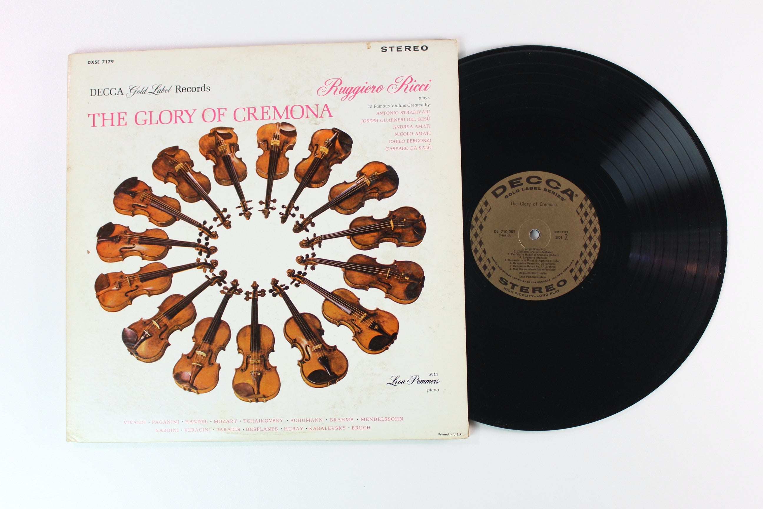 Ruggiero Ricci - The Glory Of Cremona - Ruggerio Ricci Plays 15 Famous Violins on Decca Gold Label Series